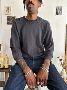 1960s Thrashed and Repaired Crewneck (M)