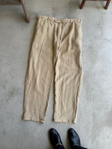 1990s Well-Worn Burlap Trousers (36/30)