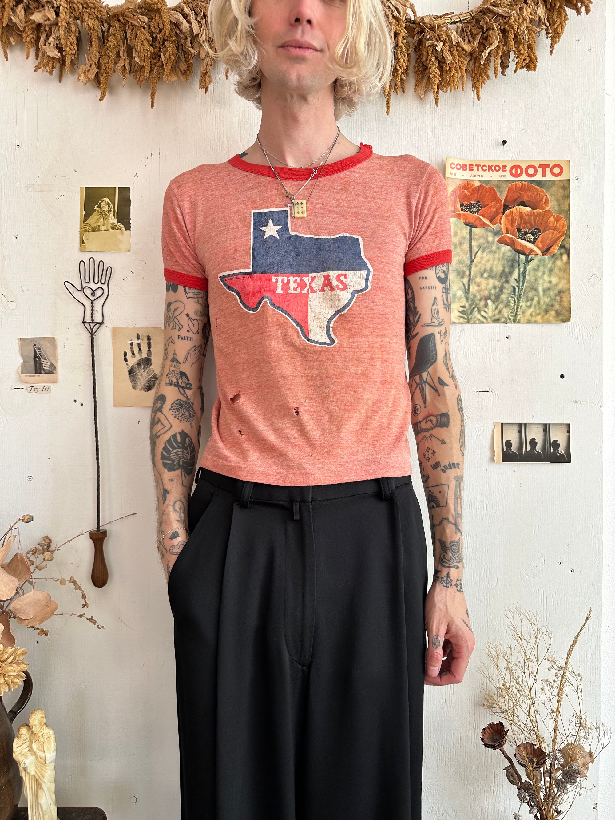 1970s Thrashed Texas Ringer