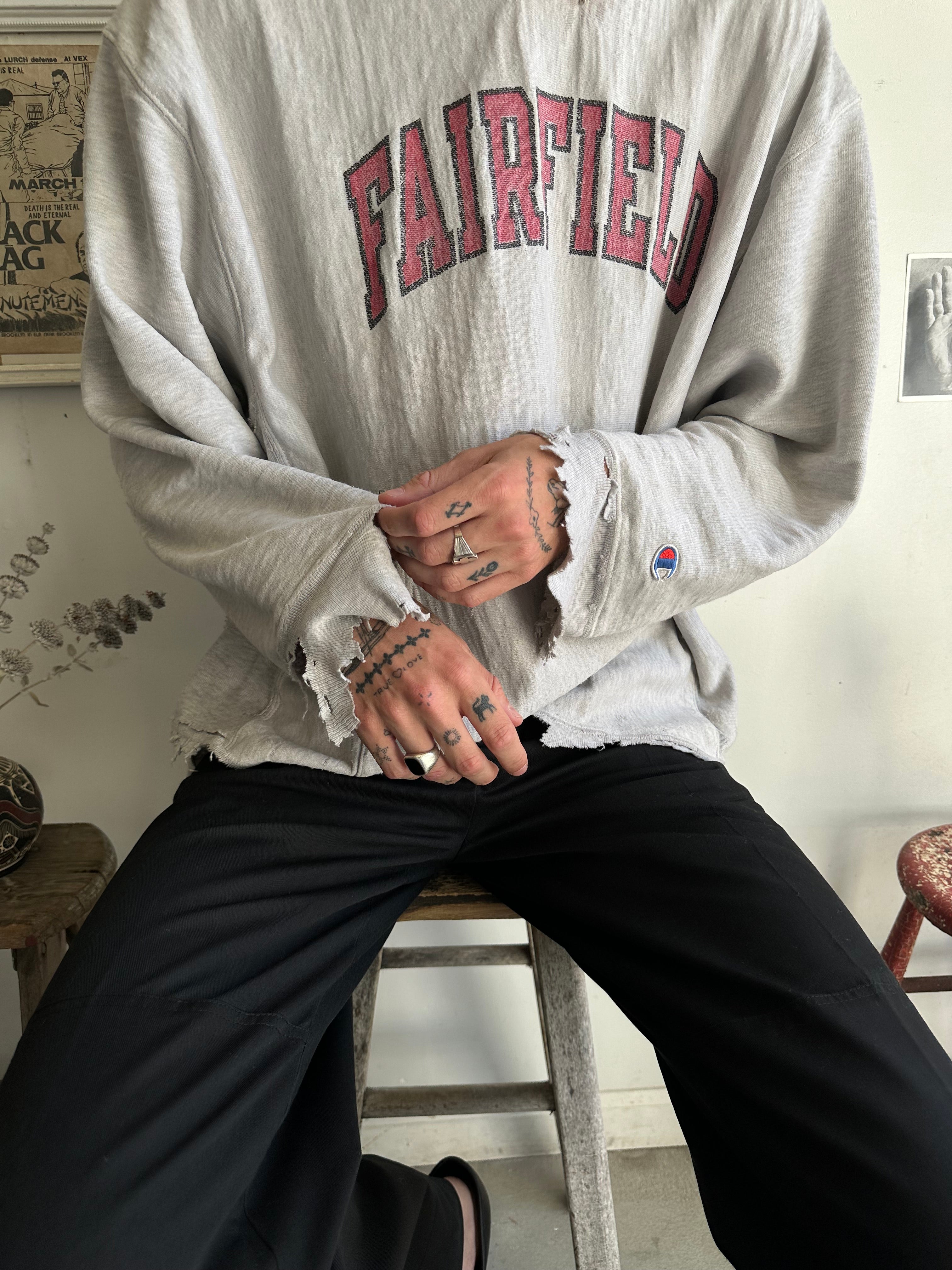 1980s Thrashed Fairfield Sweatshirt (XXL)