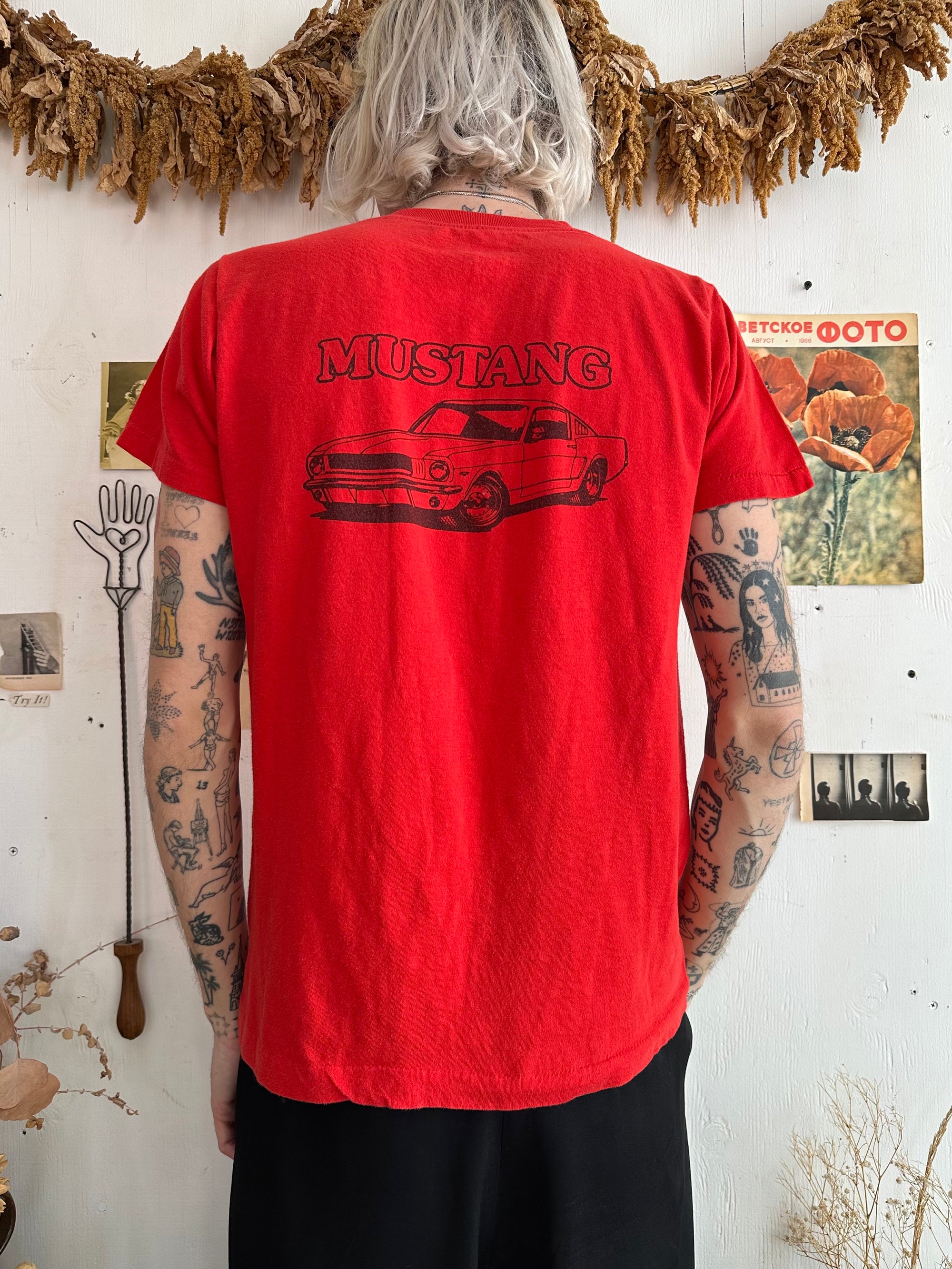 1980s Auto Frame Doctor Mustang Tee