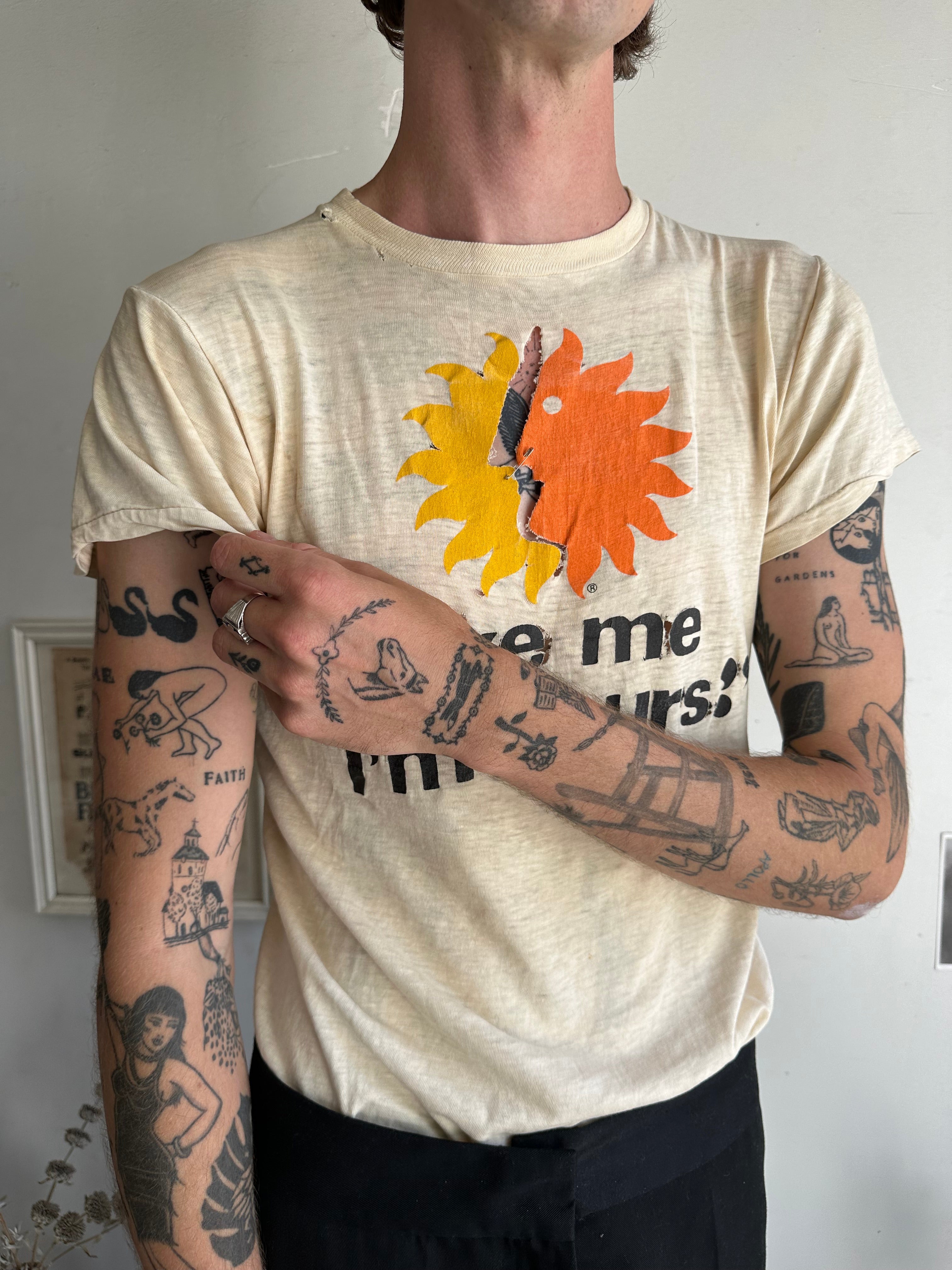 1970s Thrashed “Take Me I’m Yours” Tee (M)