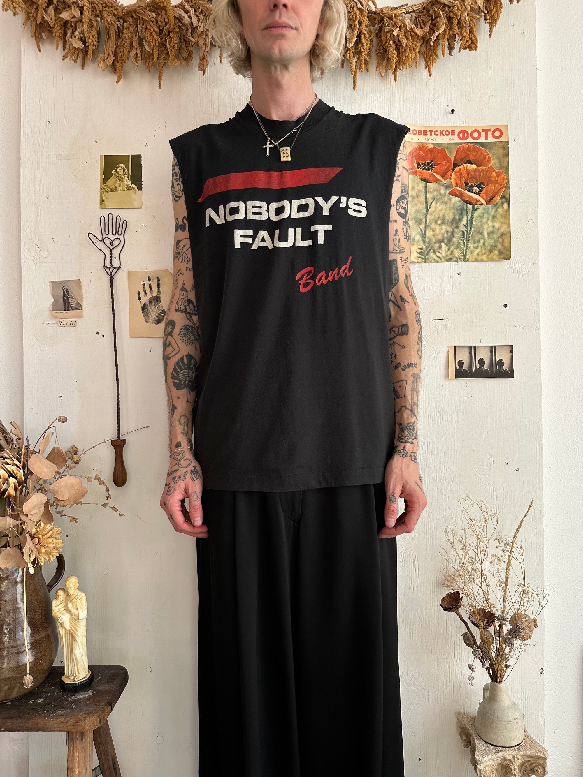 1990s Nobody’s Fault Band Muscle Tee
