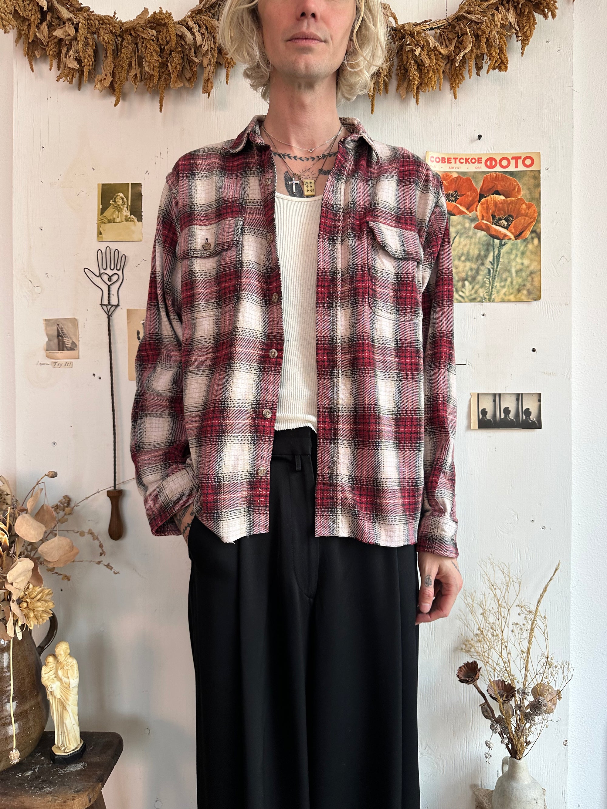 1980s Thick Cotton Flannel