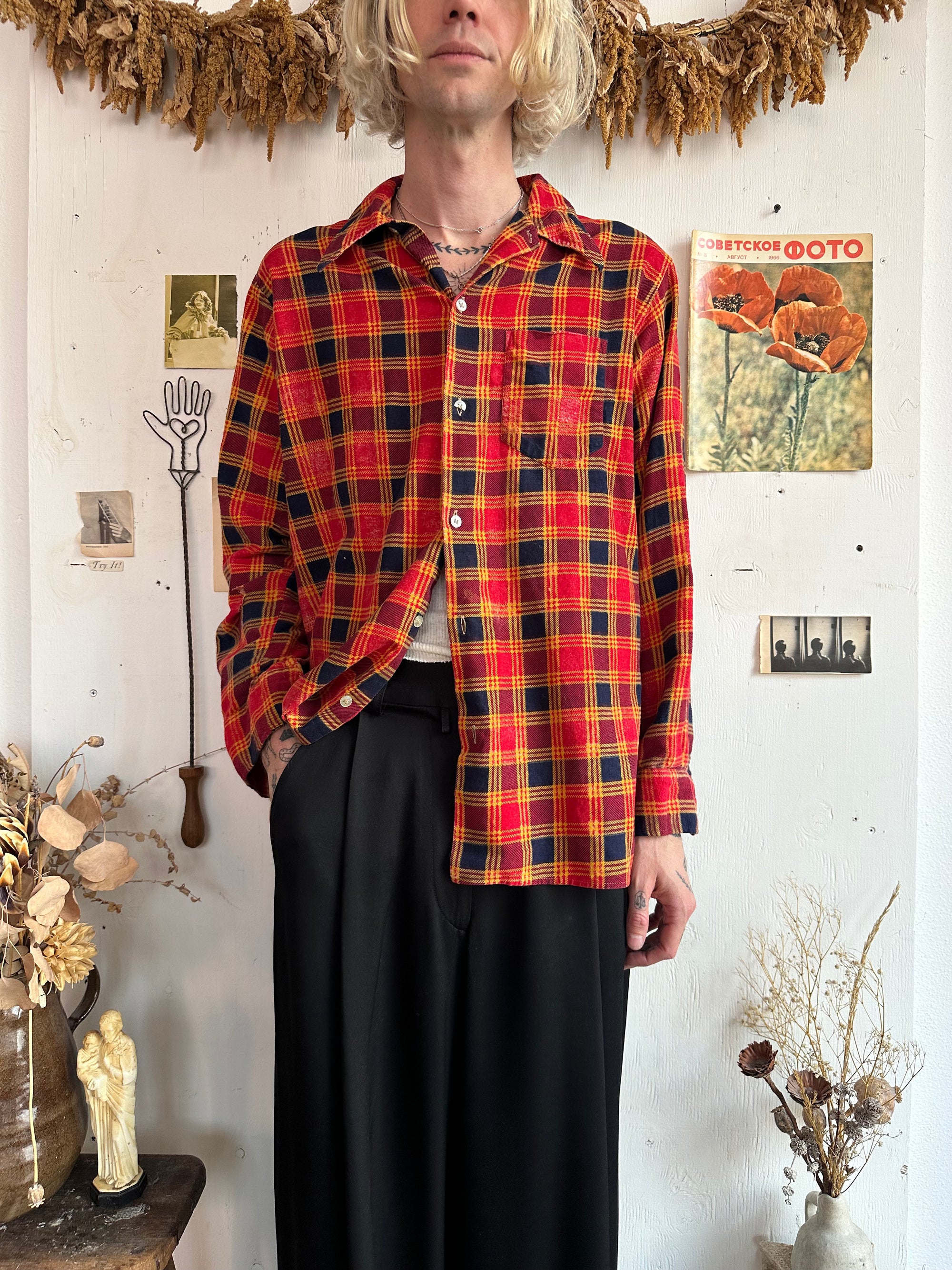 1980 Red and Yellow Flannel