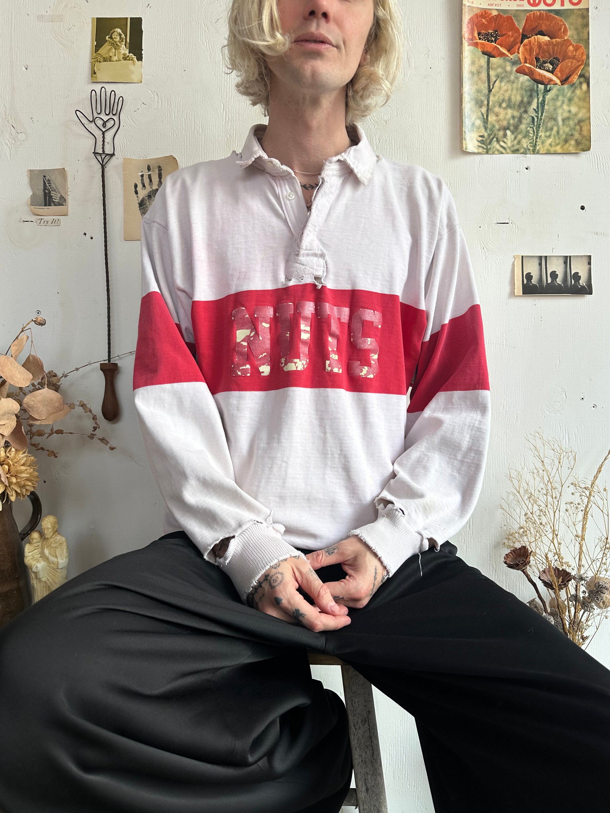 1990s Thrashed “Nuts” Rugby Shirt