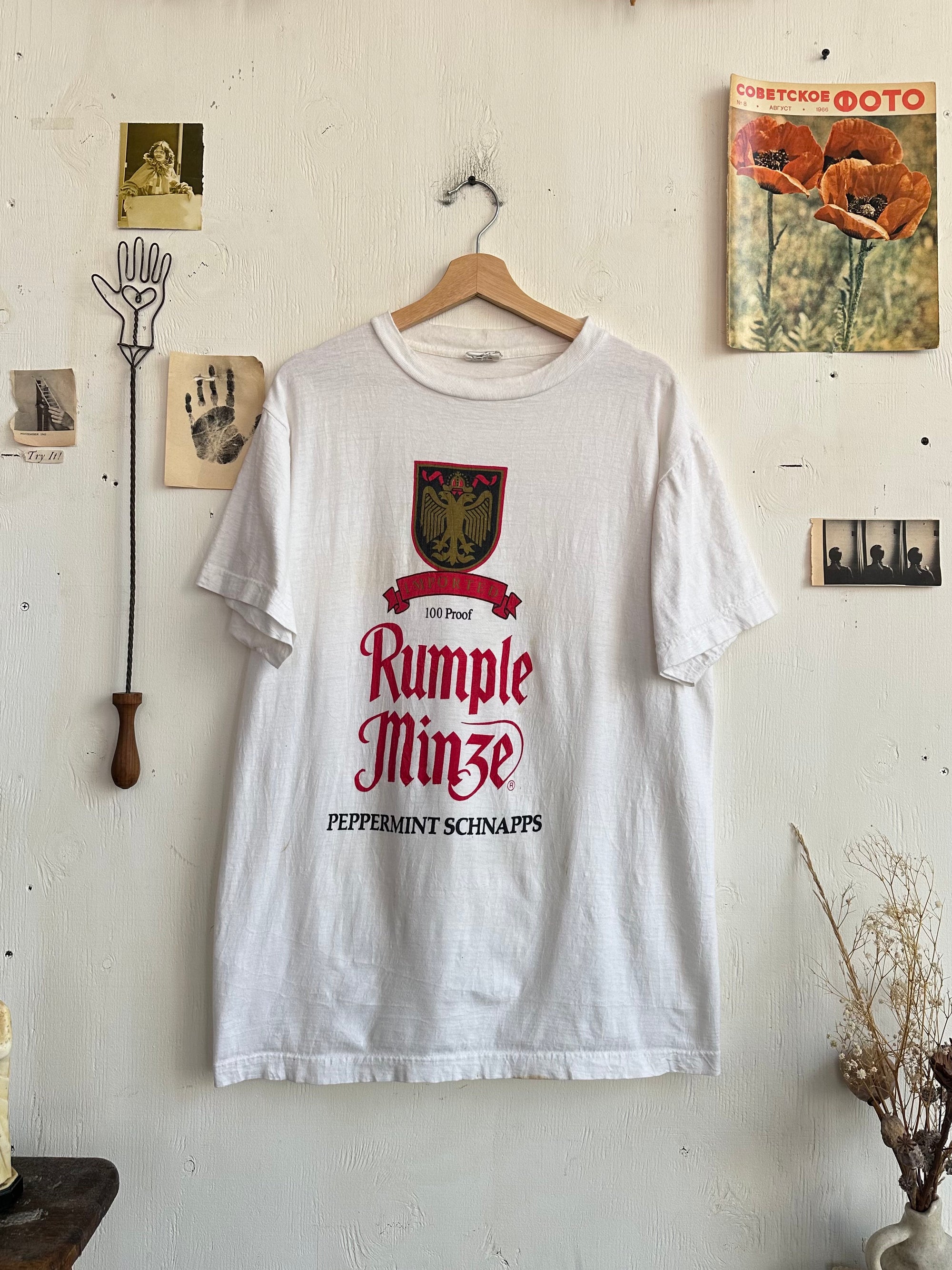 1990s Rumple Minze Crest T-Shirt