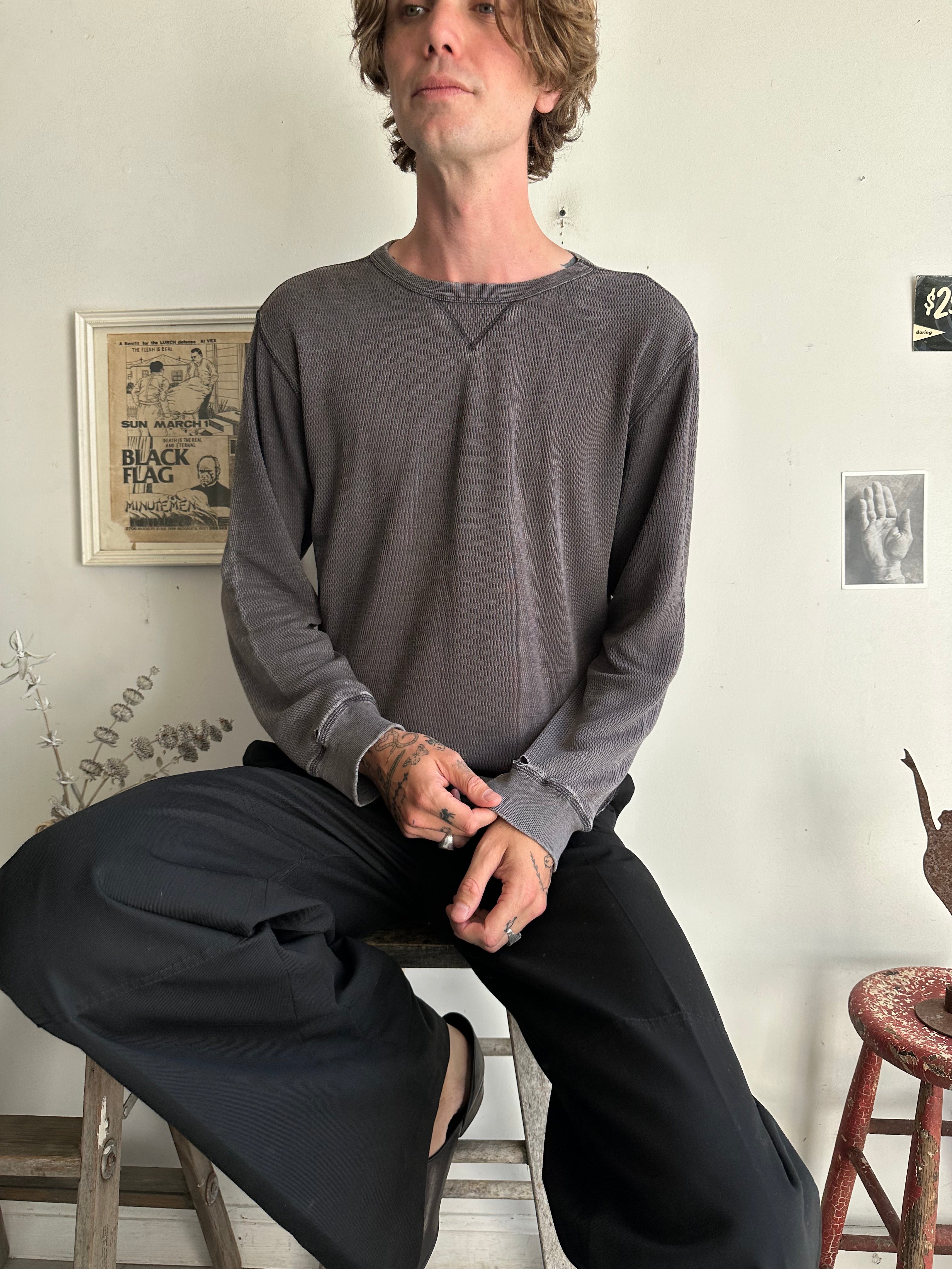 1990s Sun Faded Black Thermal (L)