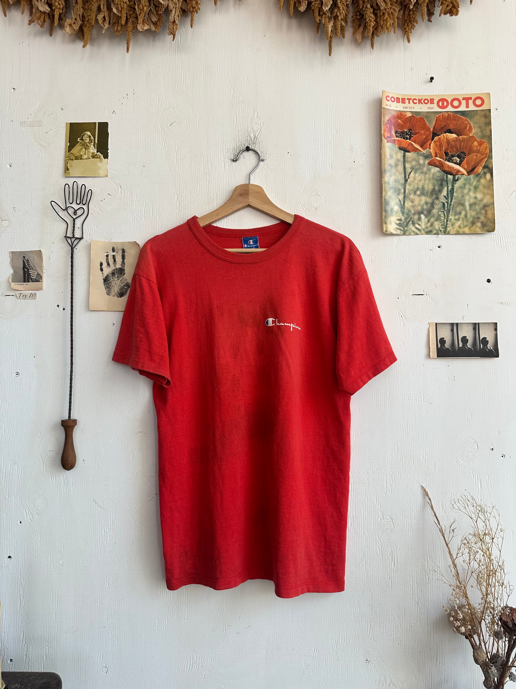 1990s Champion Red Tee