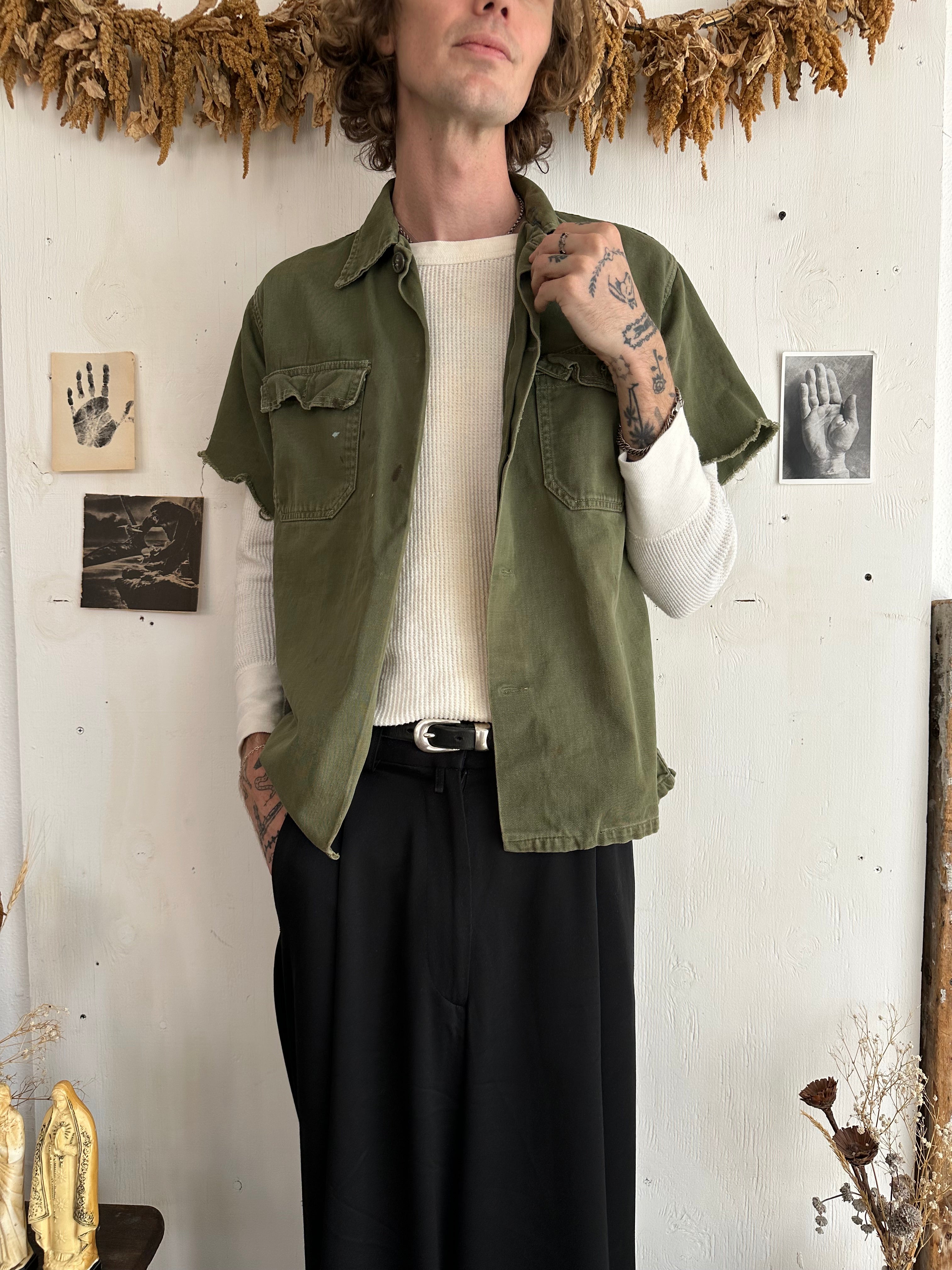 1970s Fatigue Shirt (Boxy M)