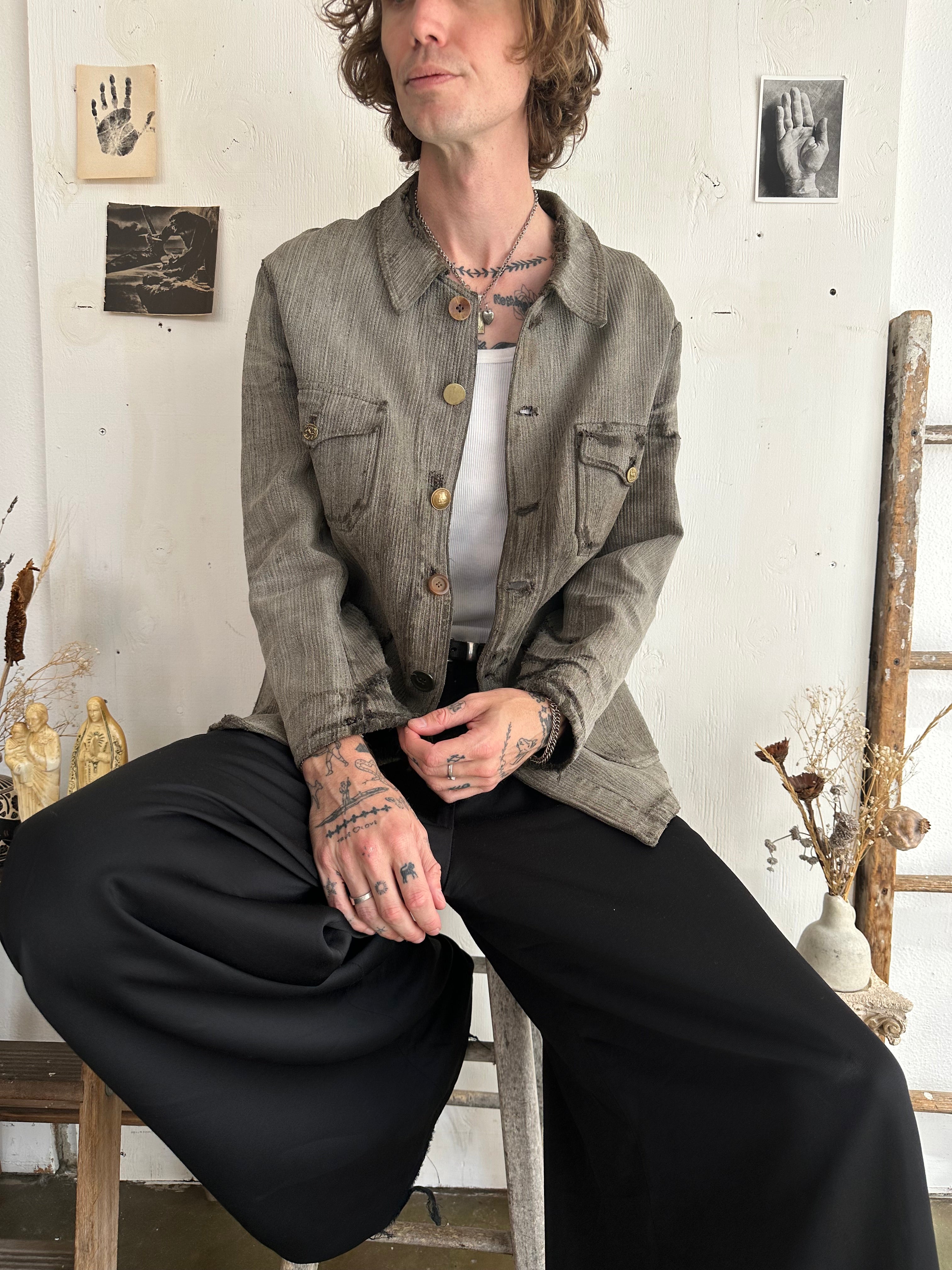 1940s Thrashed Chore Jacket (L/XL)