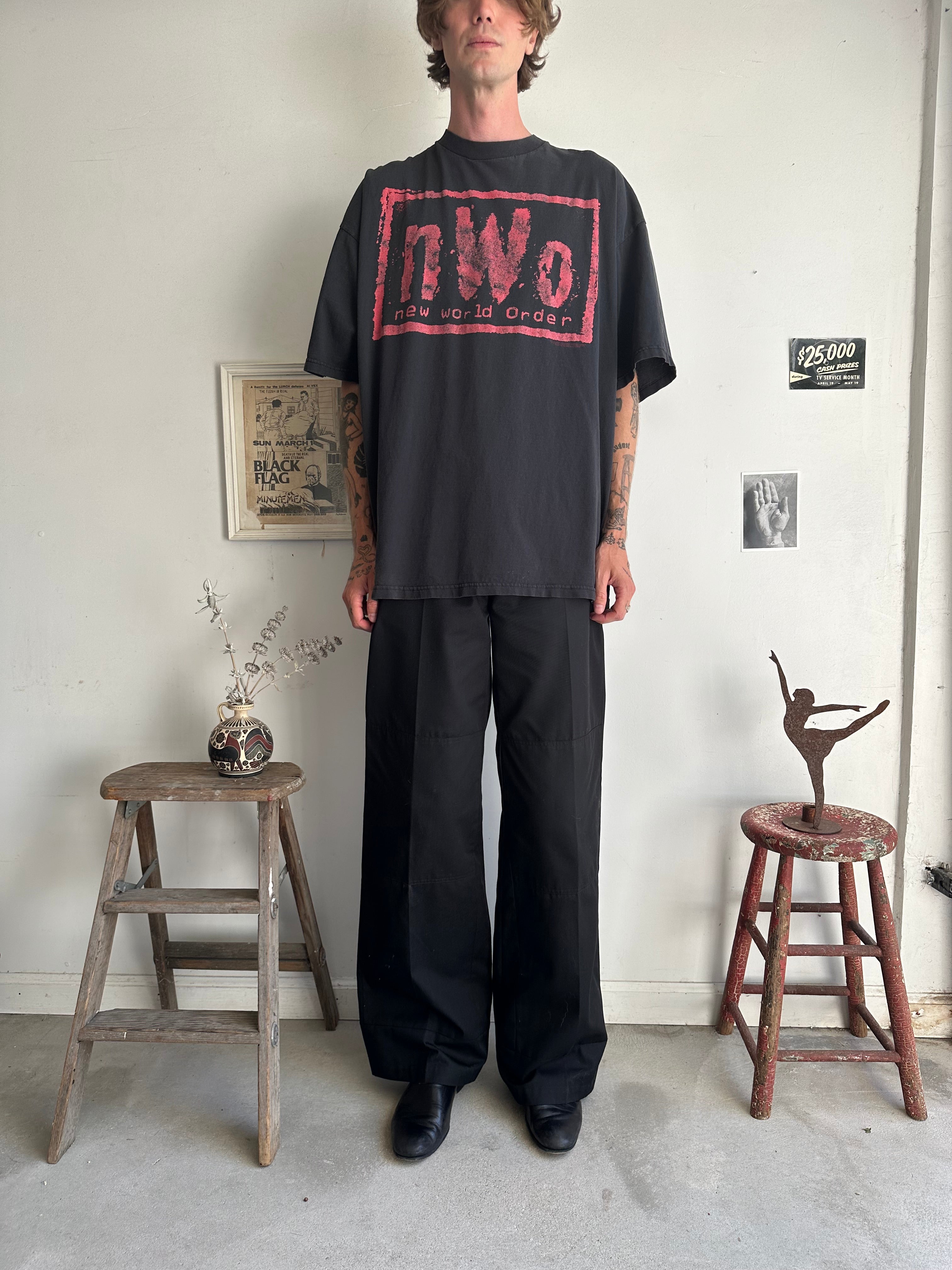 1990s Faded New World Order Tee (XXL)