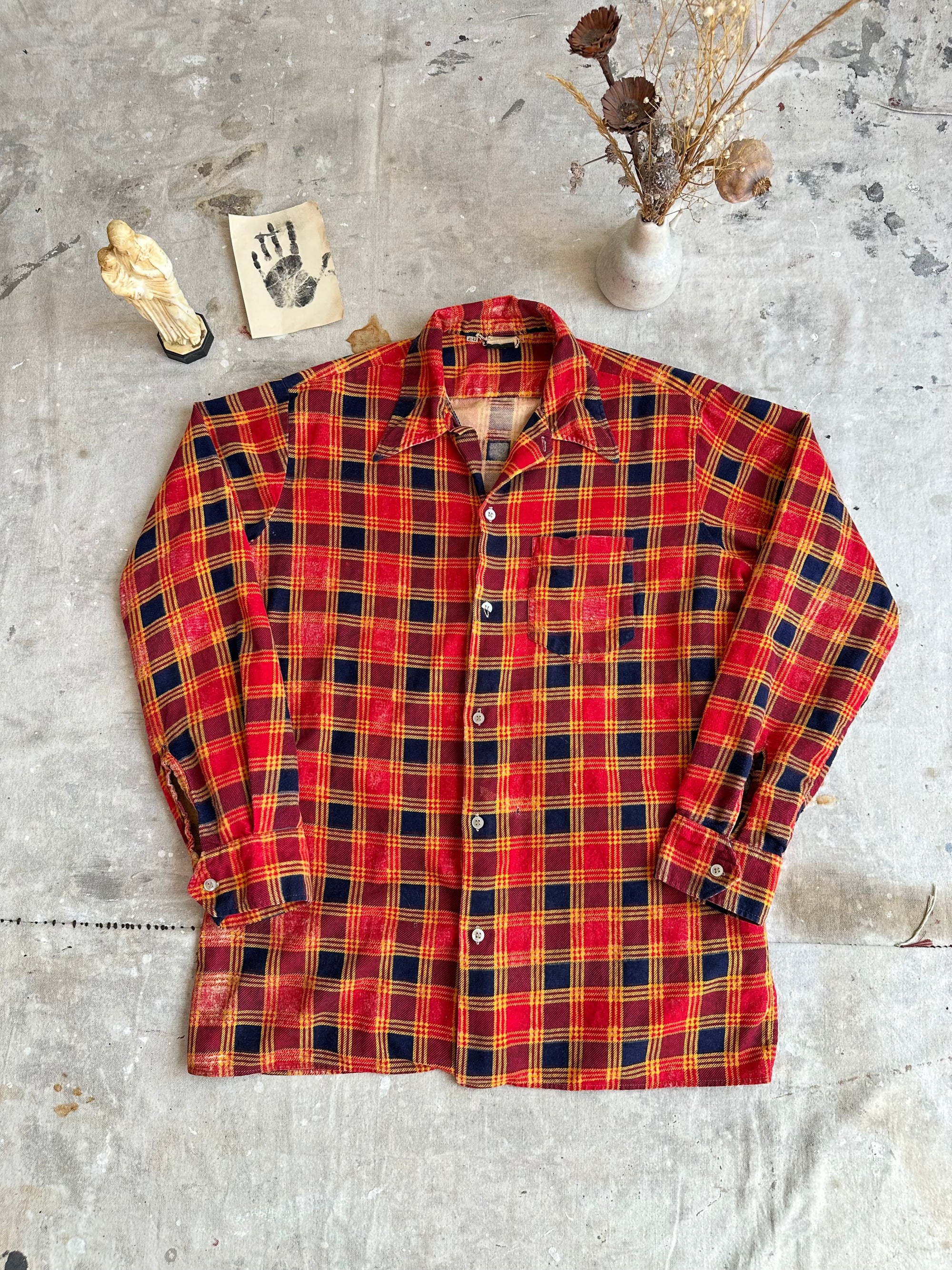 1980 Red and Yellow Flannel