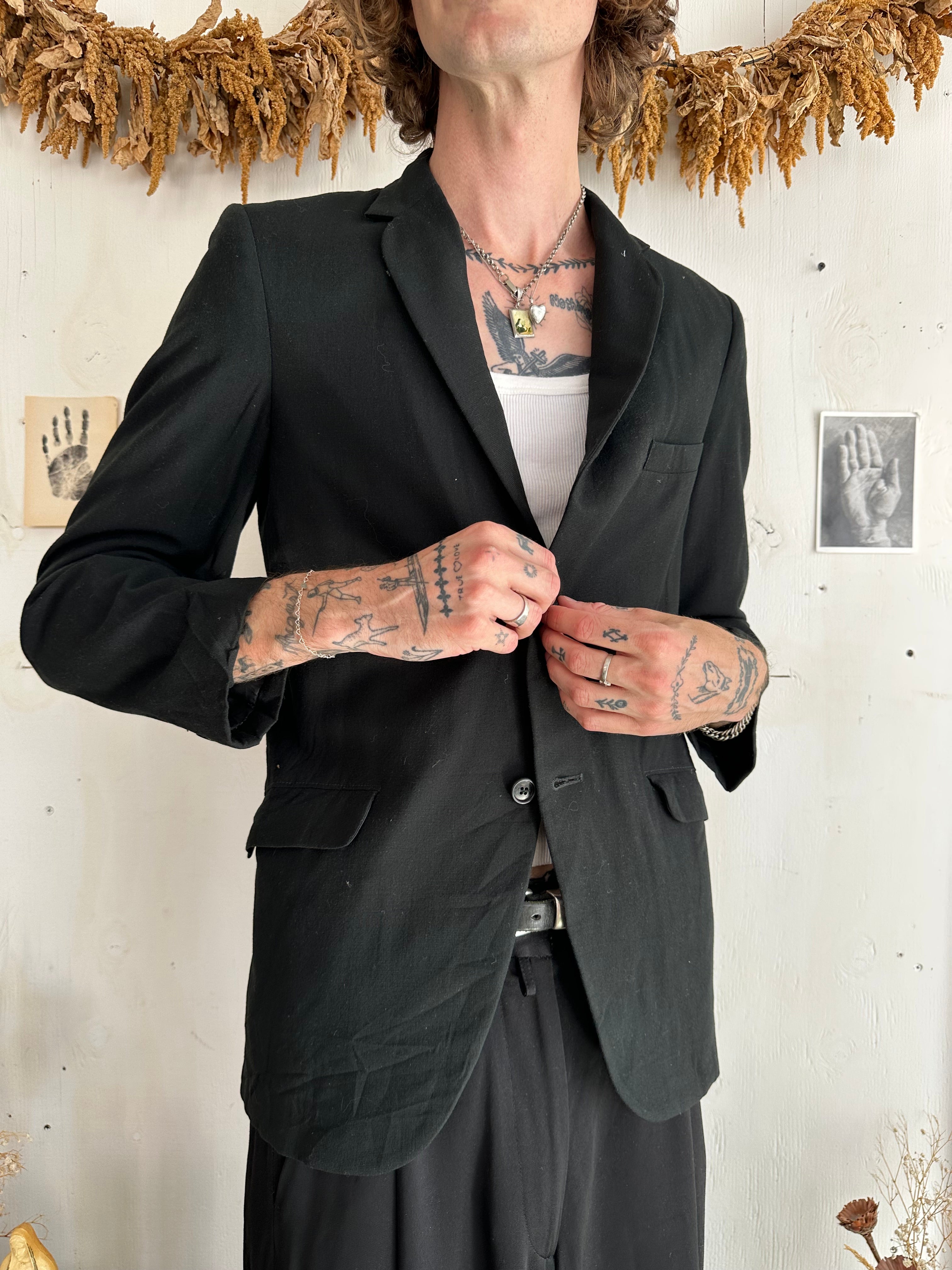 1960s Wool Acetate Blazer (M)