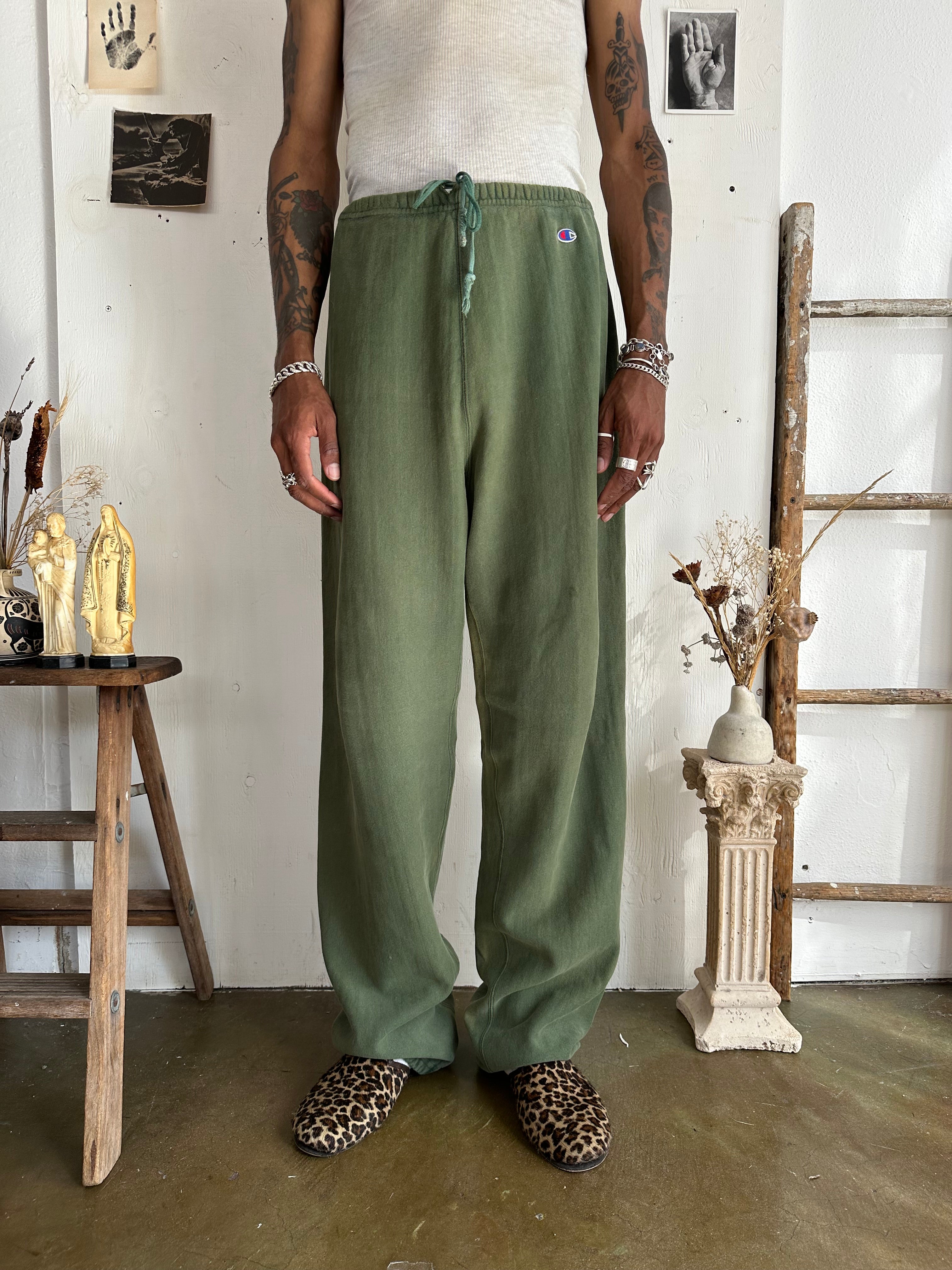 1980s Made in the US Sun Faded Champion Baggy Sweats (34/38)