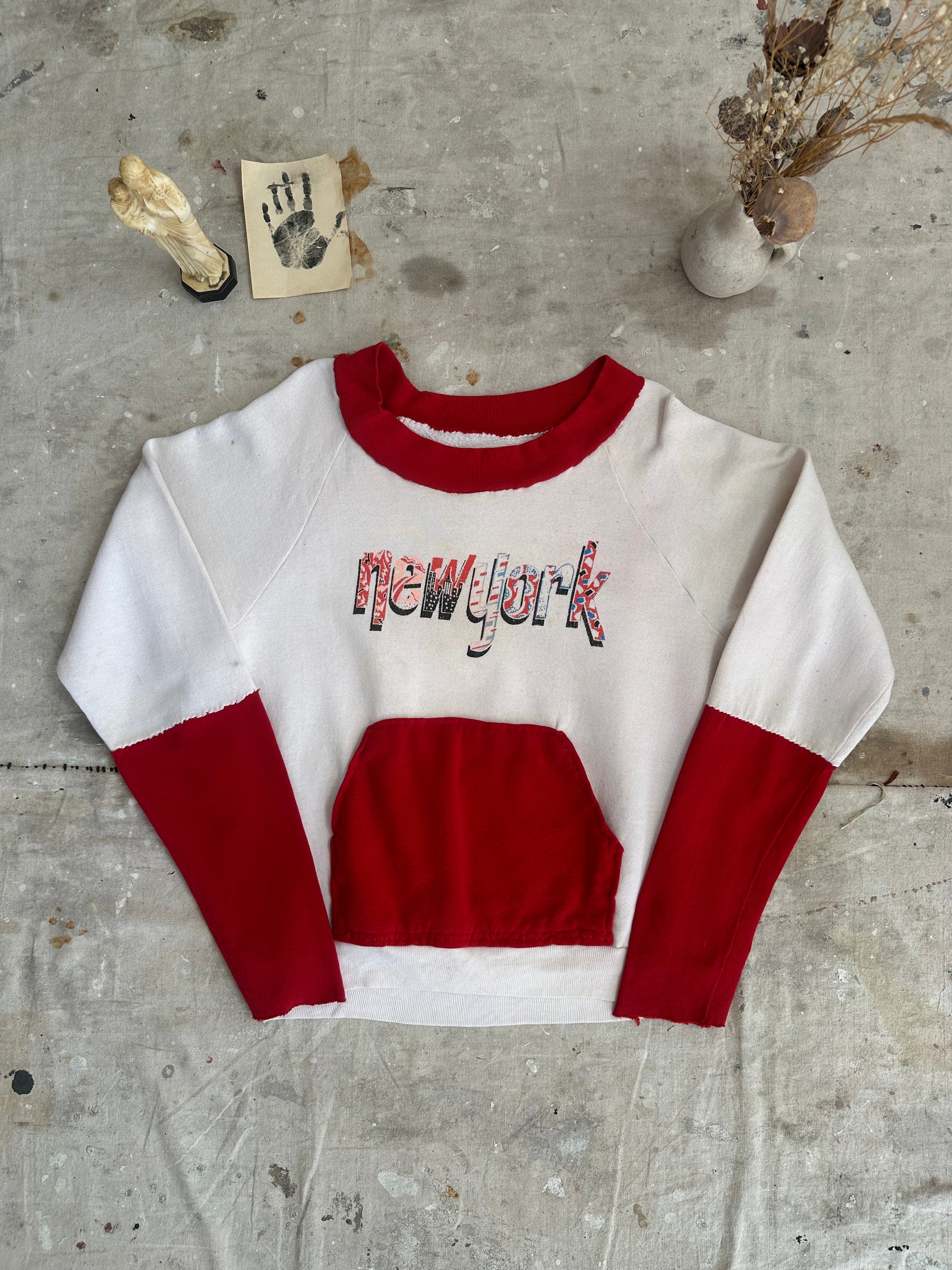 1970s Hand Altered New York Crewneck