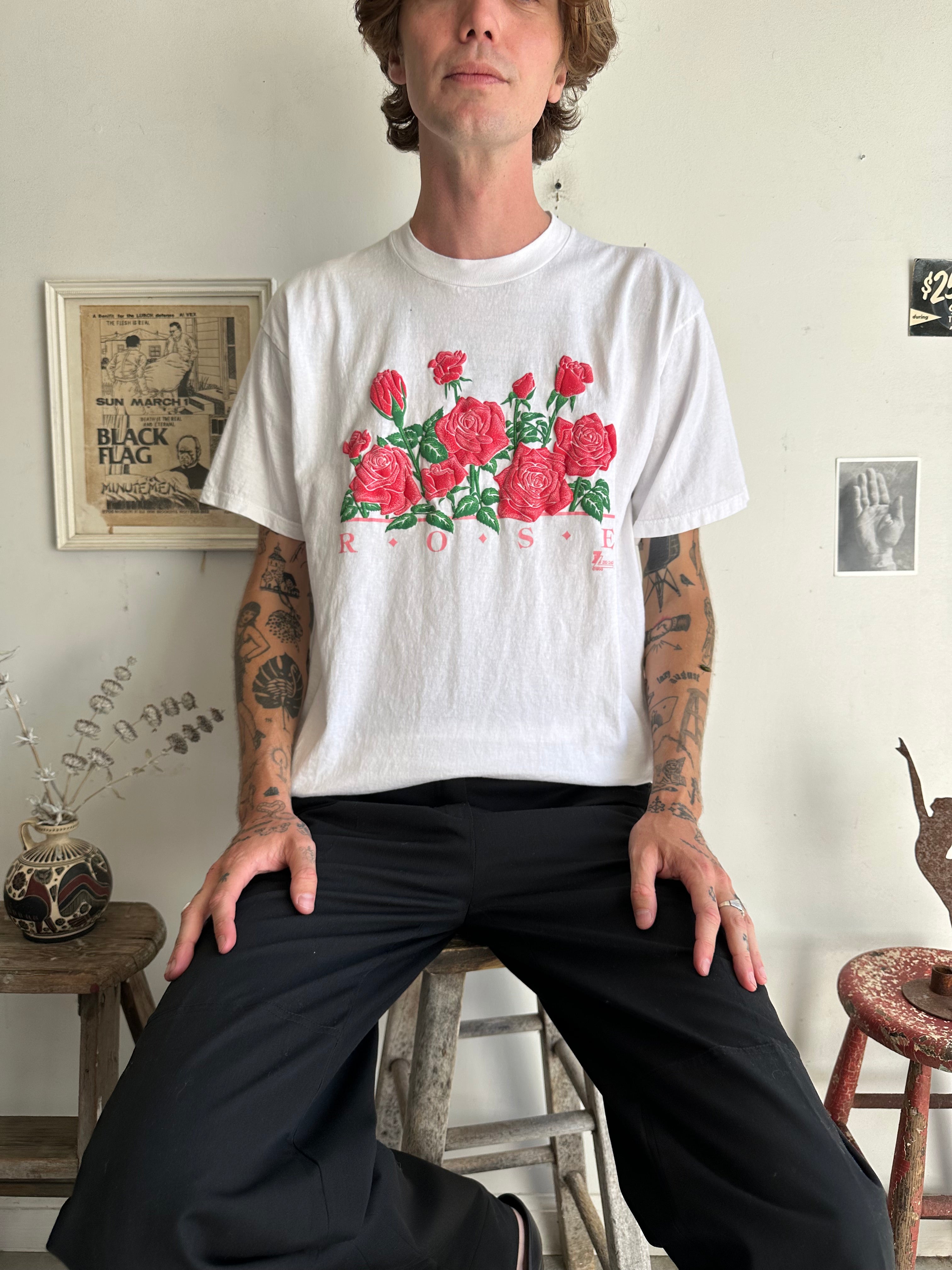 1990 Roses T-Shirt (L/XL)