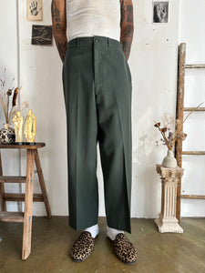 1940s Green Officers Pants (32/32)