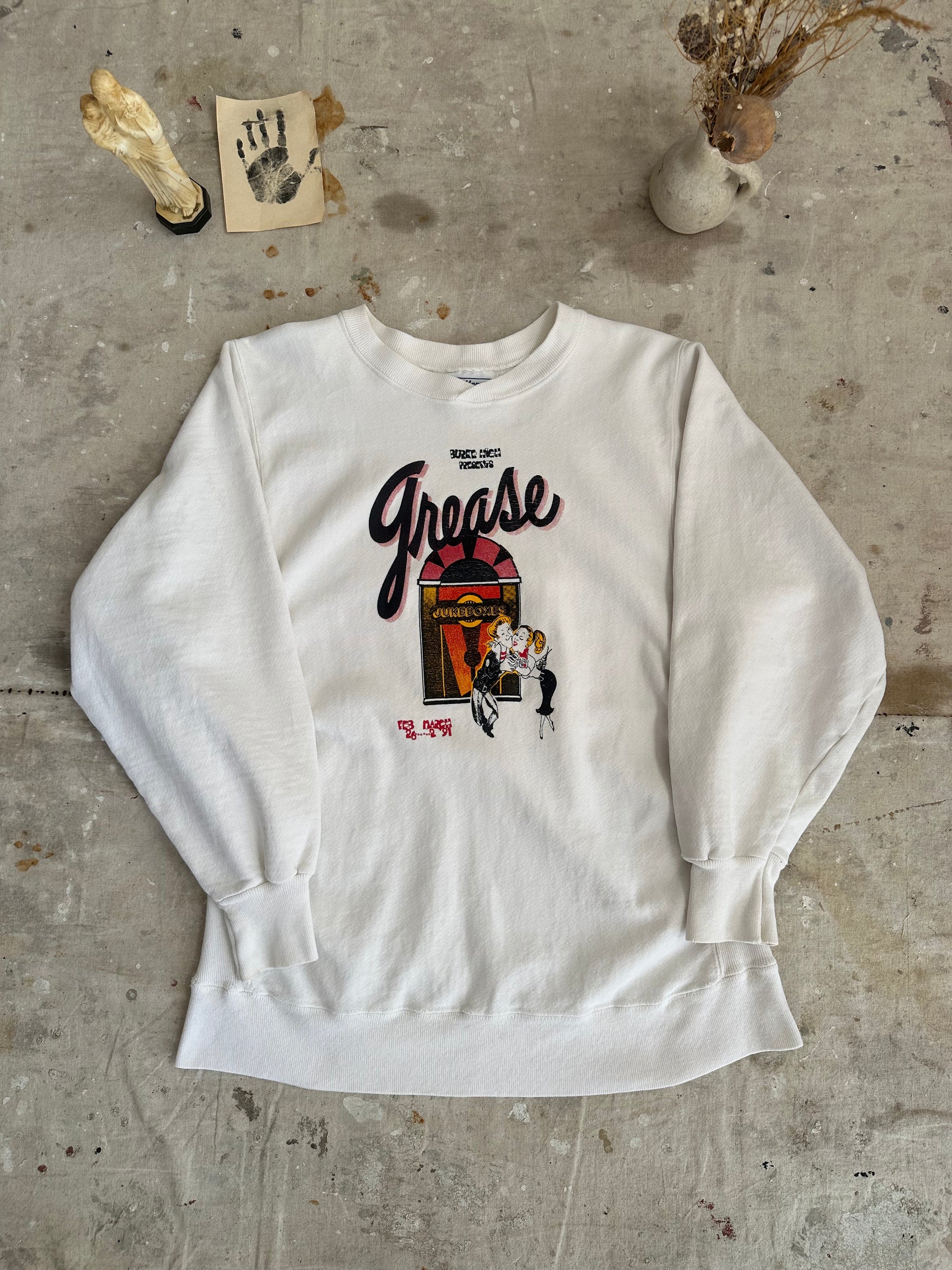 1991 Reverse Weave Grease Sweatshirt