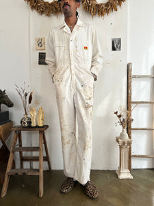 1980s Ben Davis Thrashed Chainstitched Jumpsuit (M)
