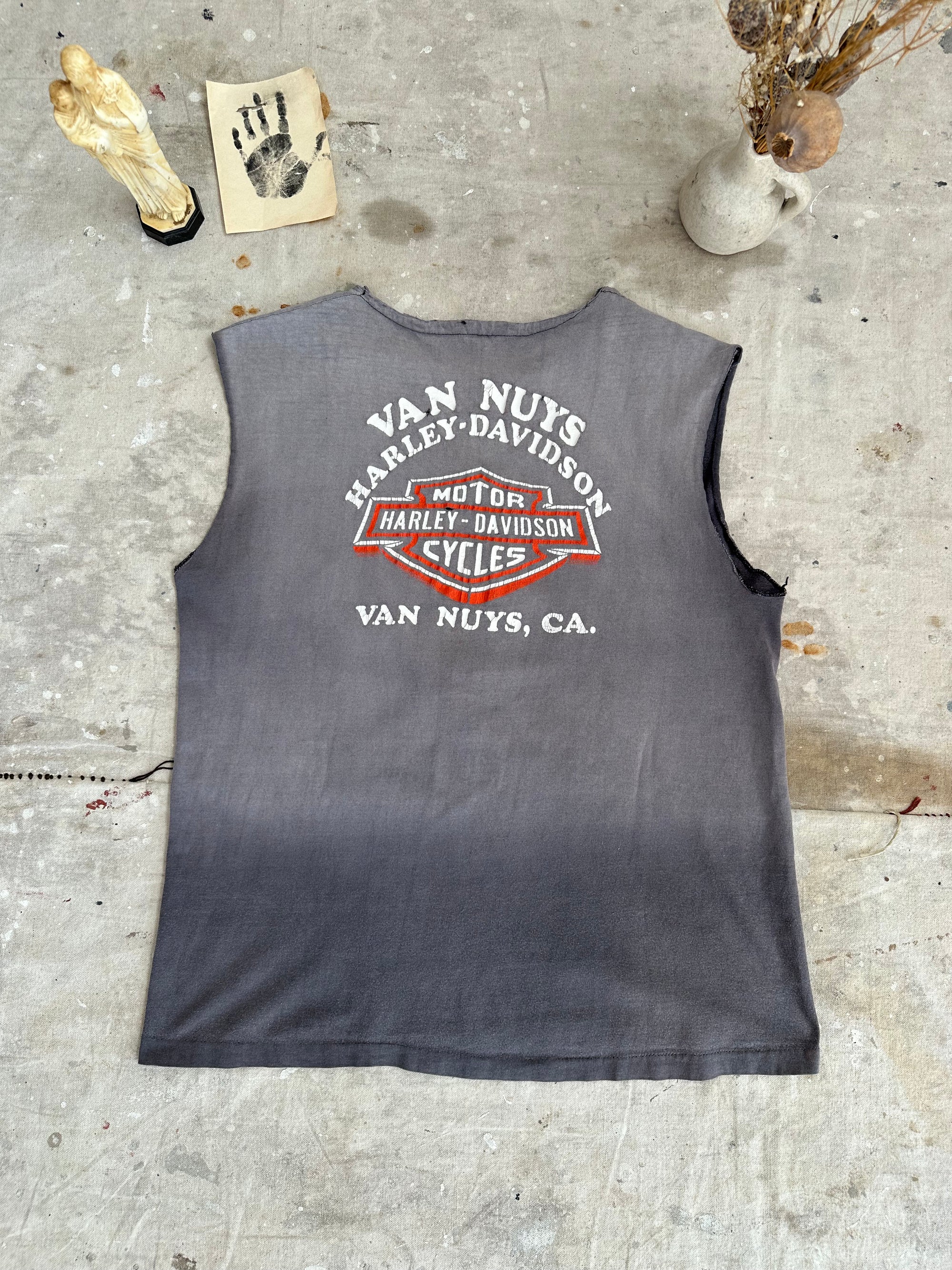 1983 Sunfaded Harley Muscle Tee