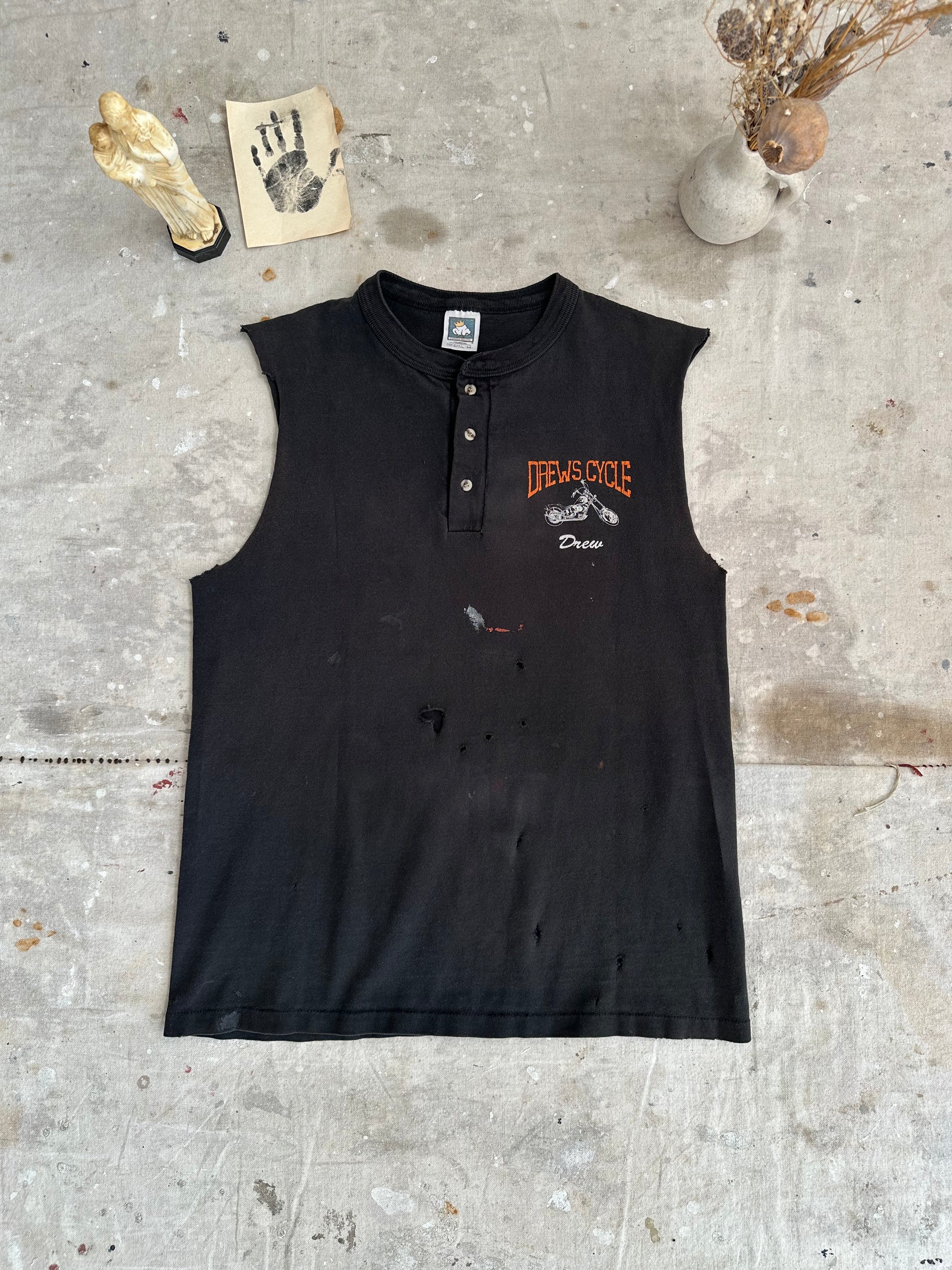 1990s Drew’s Cycle Muscle Henley