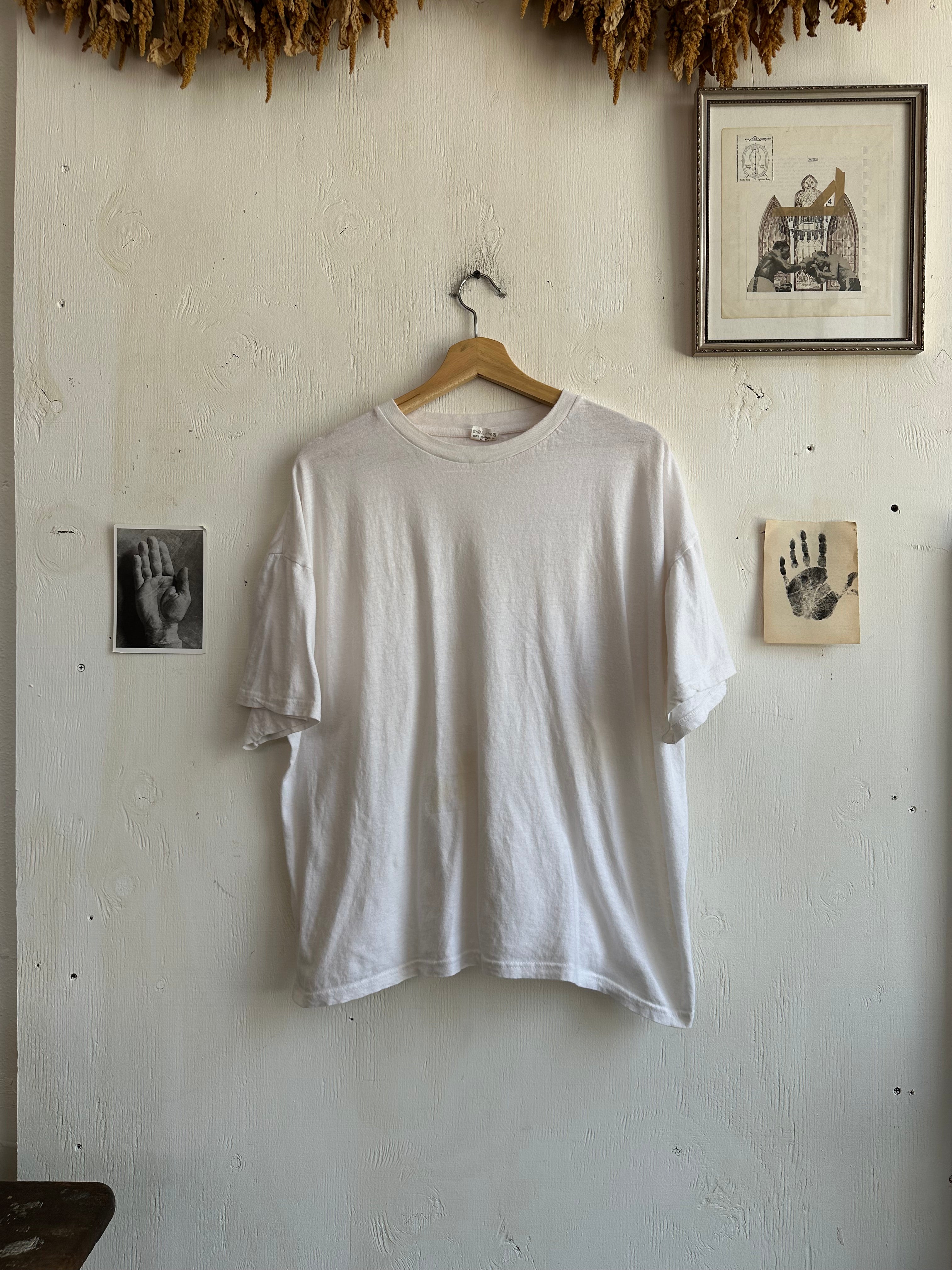 1980s Boxy White Blank (Boxy XL)