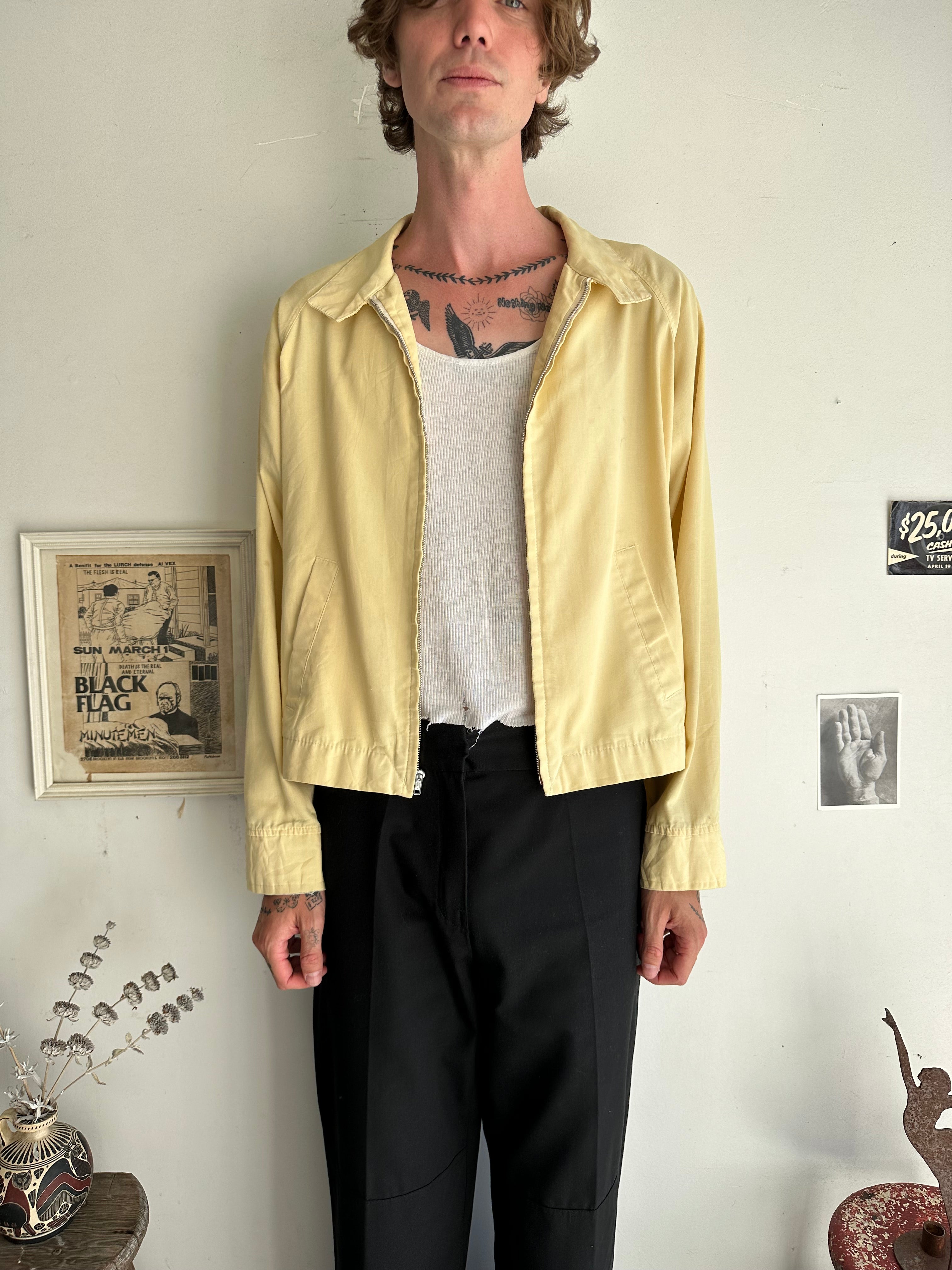 1960s Pale Yellow Jacket (S/M)