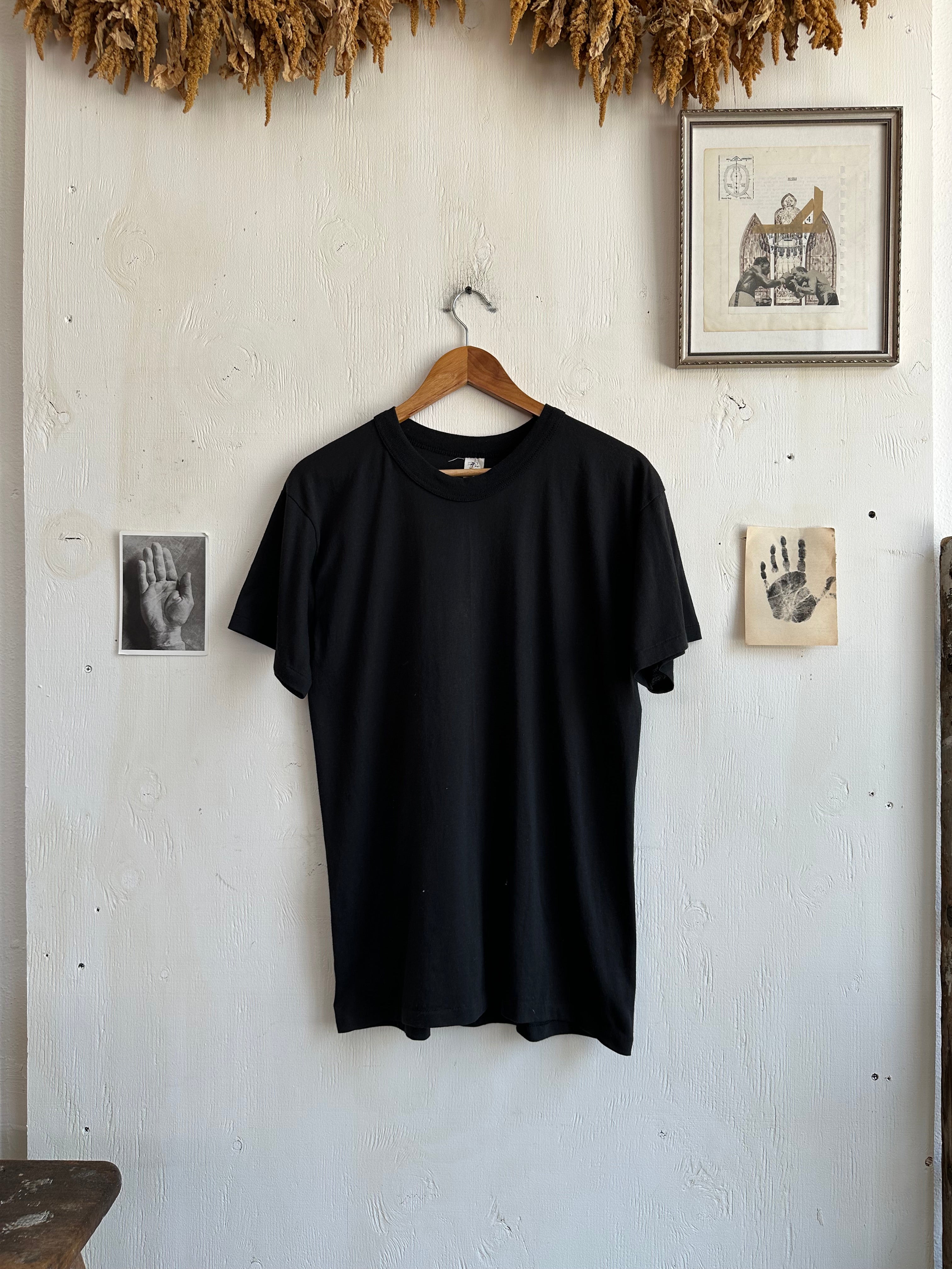 1970s Deadstock Black Blank (M)