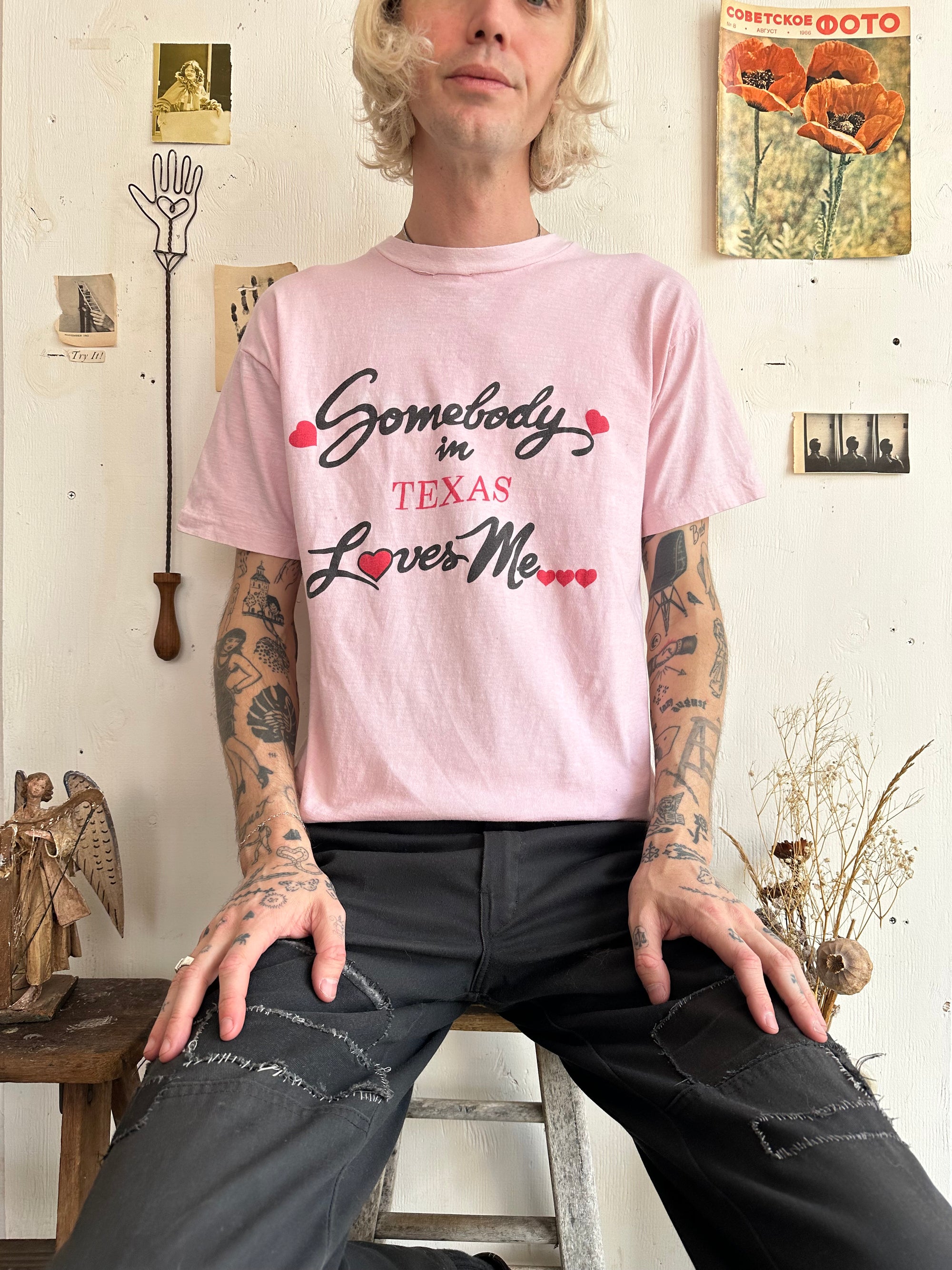 1980s Somebody in Texas Loves me Tee