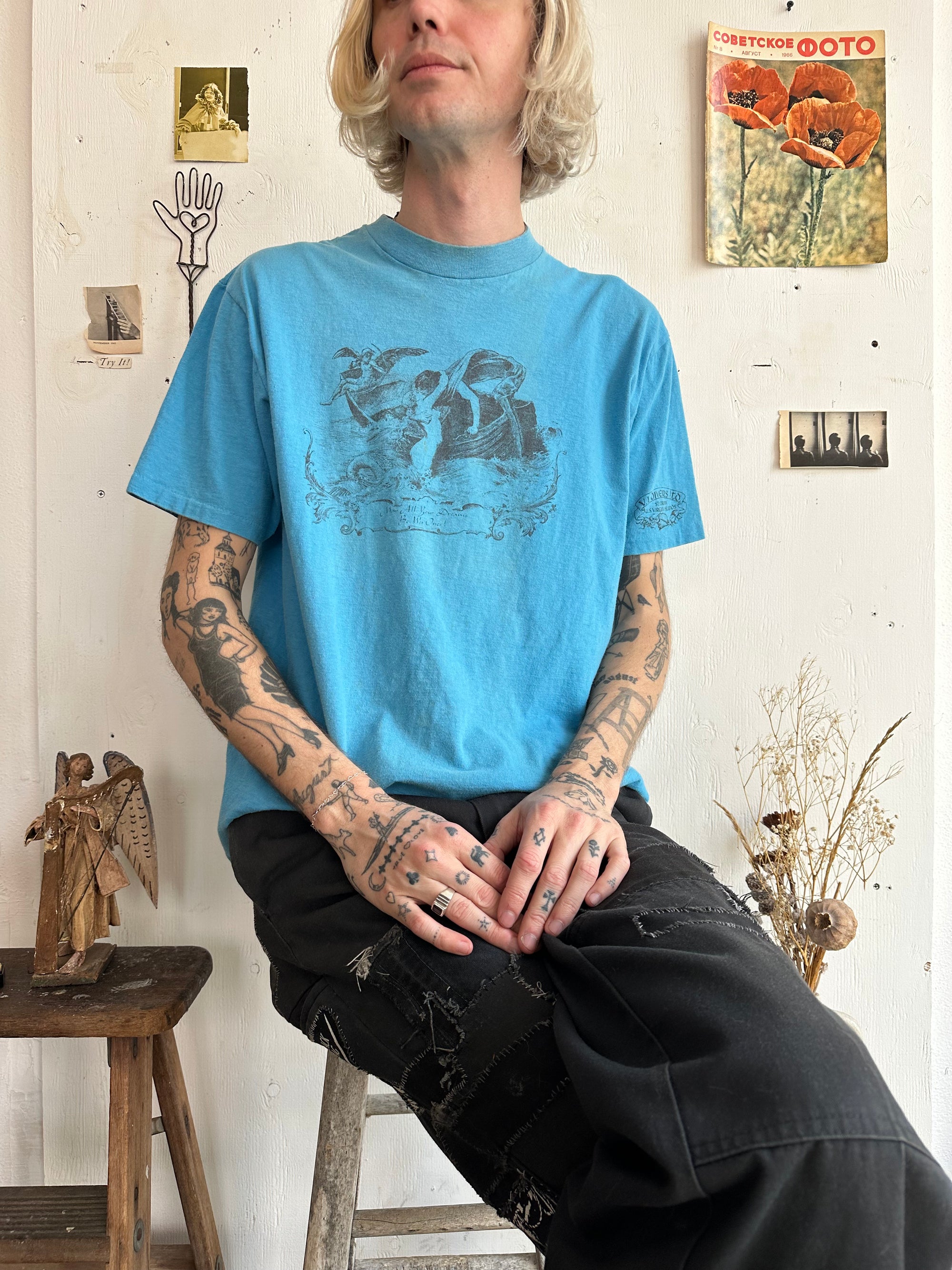 1980s Kissin on the Boat T-Shirt