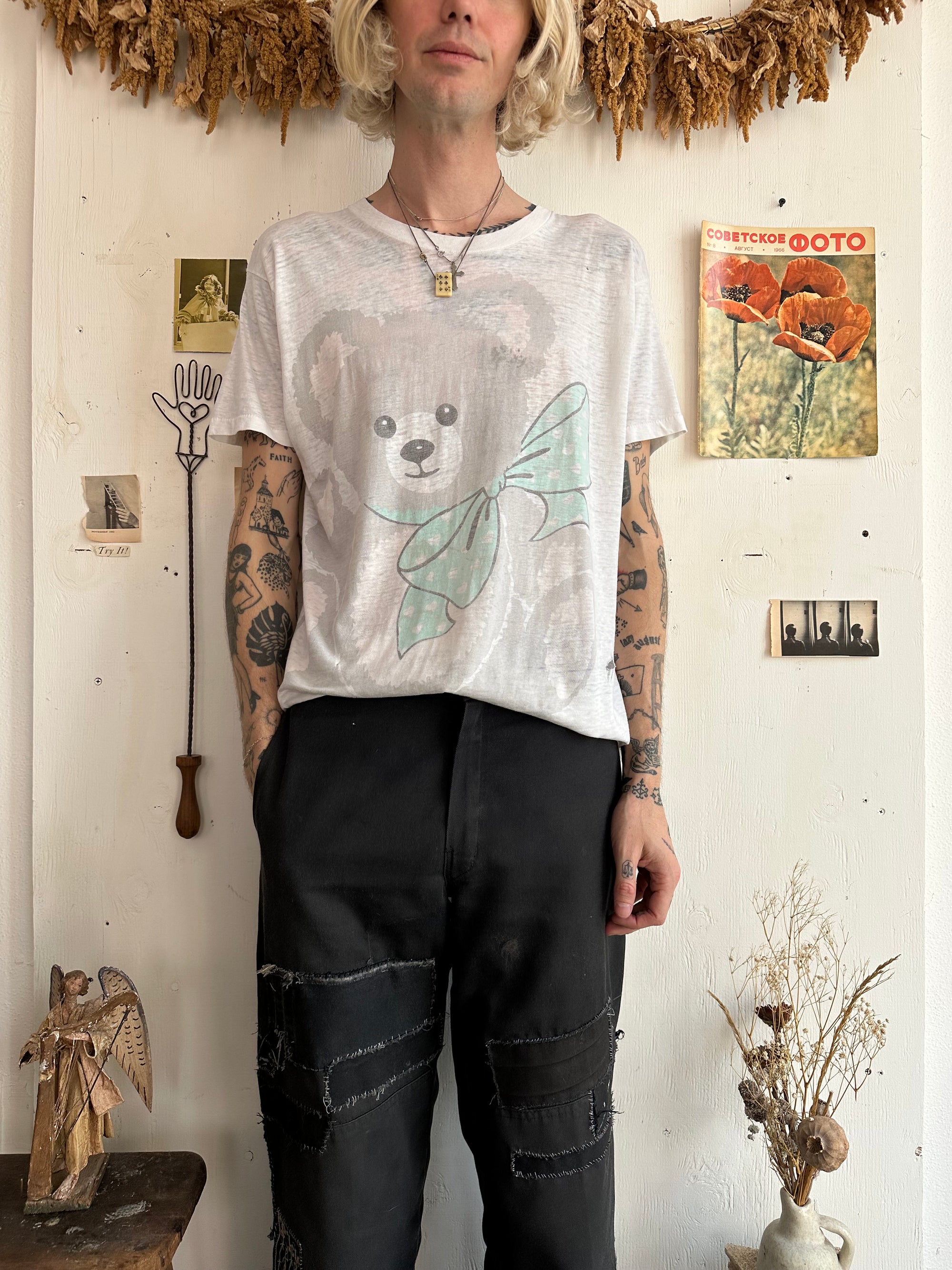 1980s Paper Thin Teddy Bear Tee