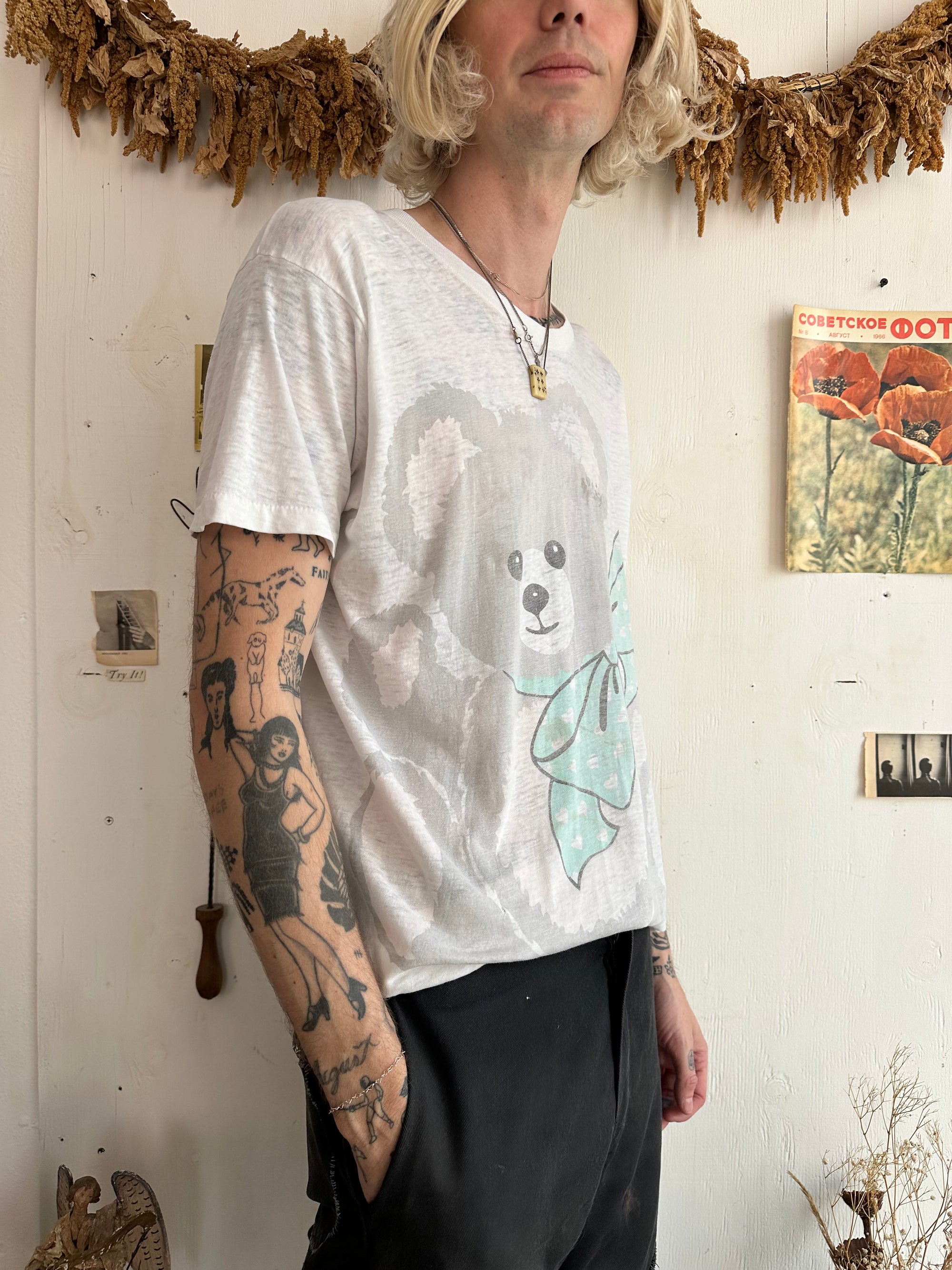 1980s Paper Thin Teddy Bear Tee
