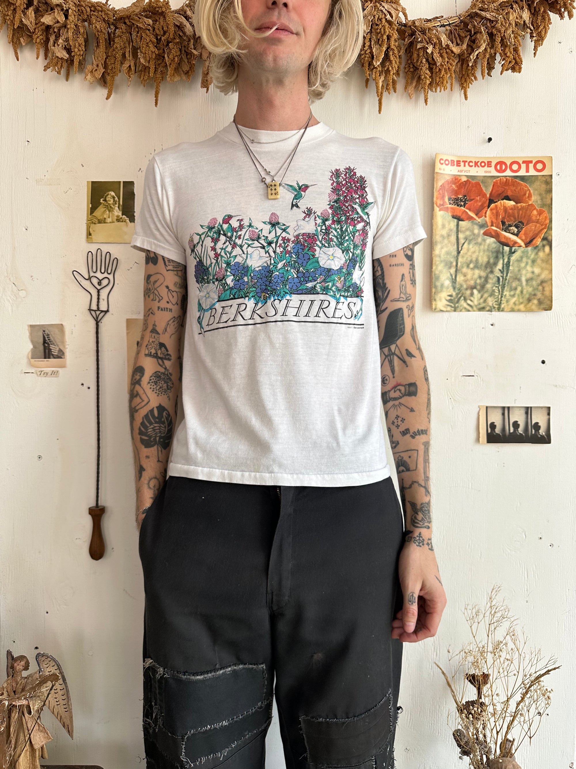 1980s Berkshires Flowers Tee