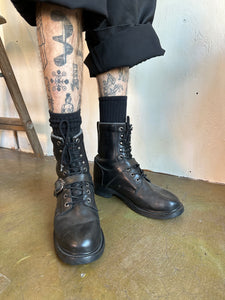 1990s Well-Worn Harley Davidson Combat Boot (Men’s 9)