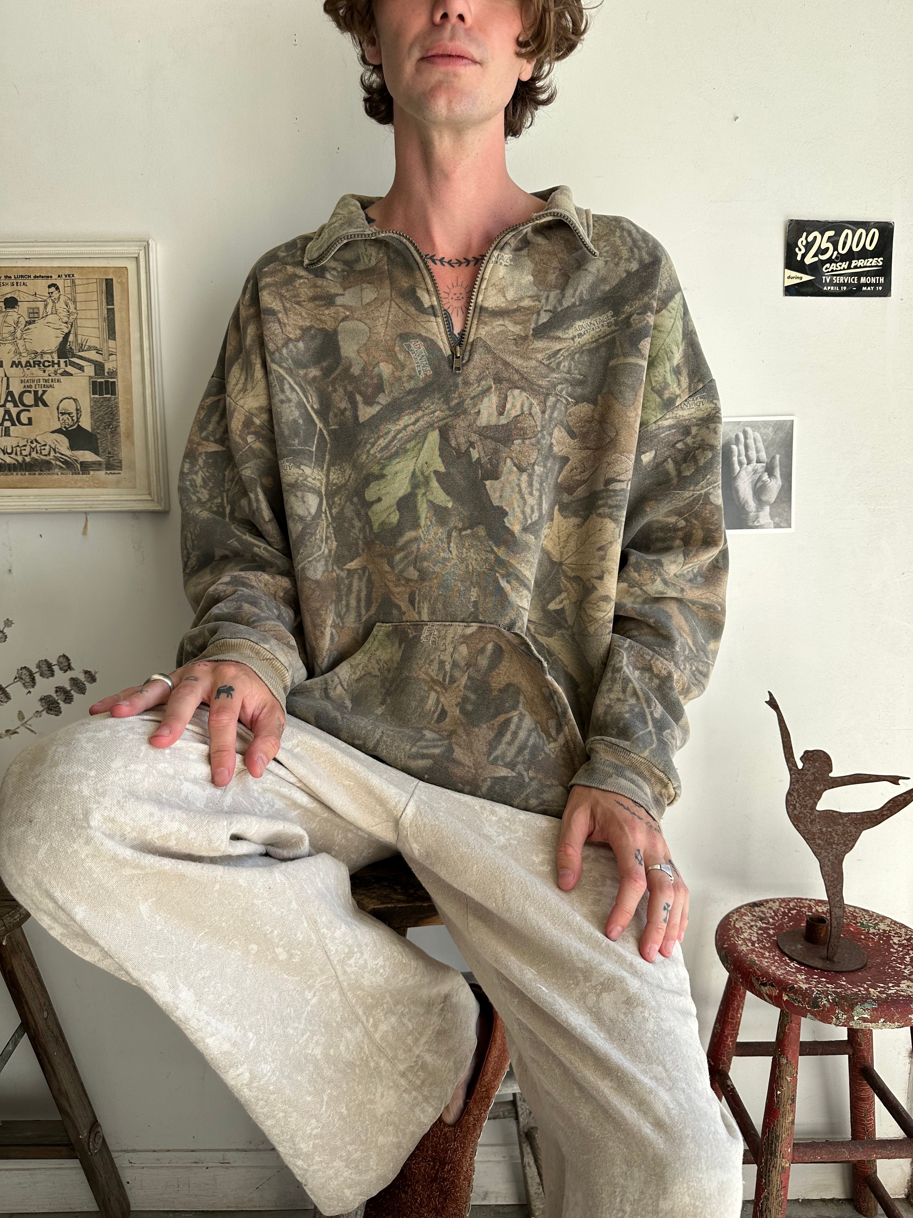 1990s Advantage Camo Sweatshirt (XXL)