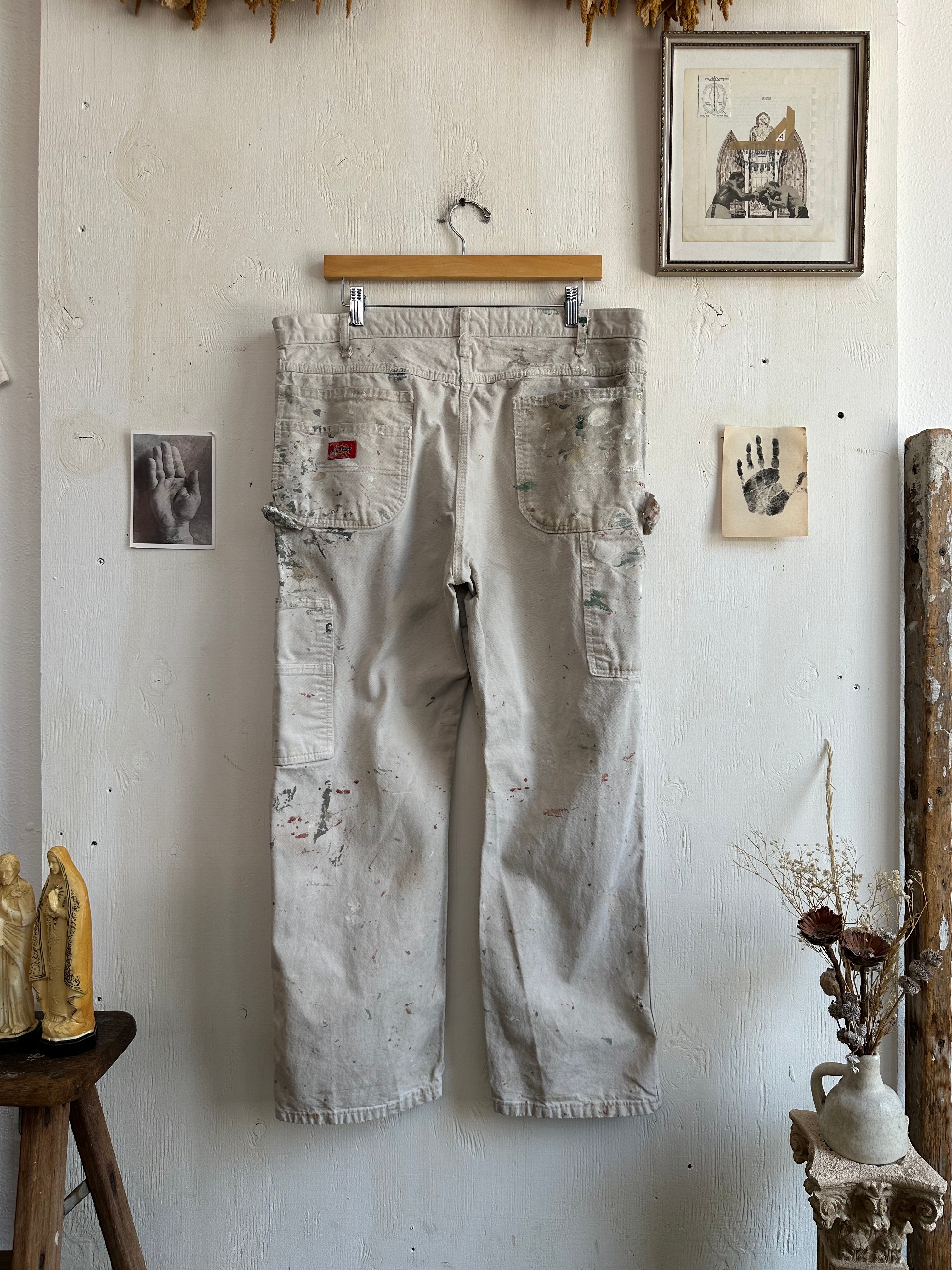 1990s Thrashed Dickies Painter Pants (36/29)