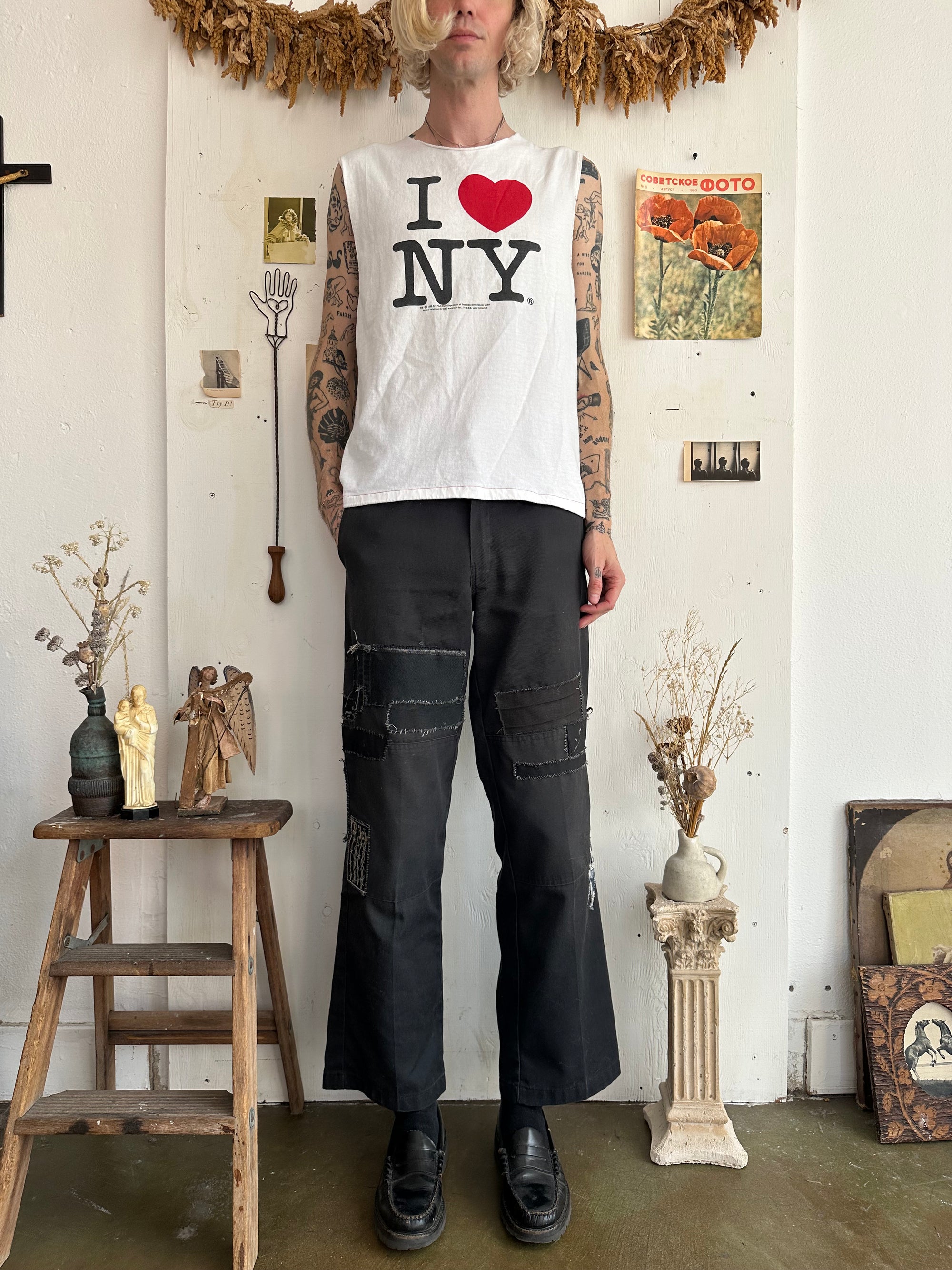 1996s Well Worn I Love NY Muscle Tee