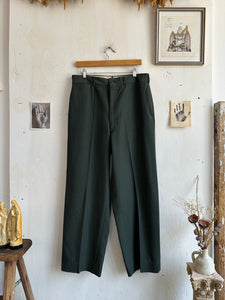1940s Green Officers Pants (32/32)