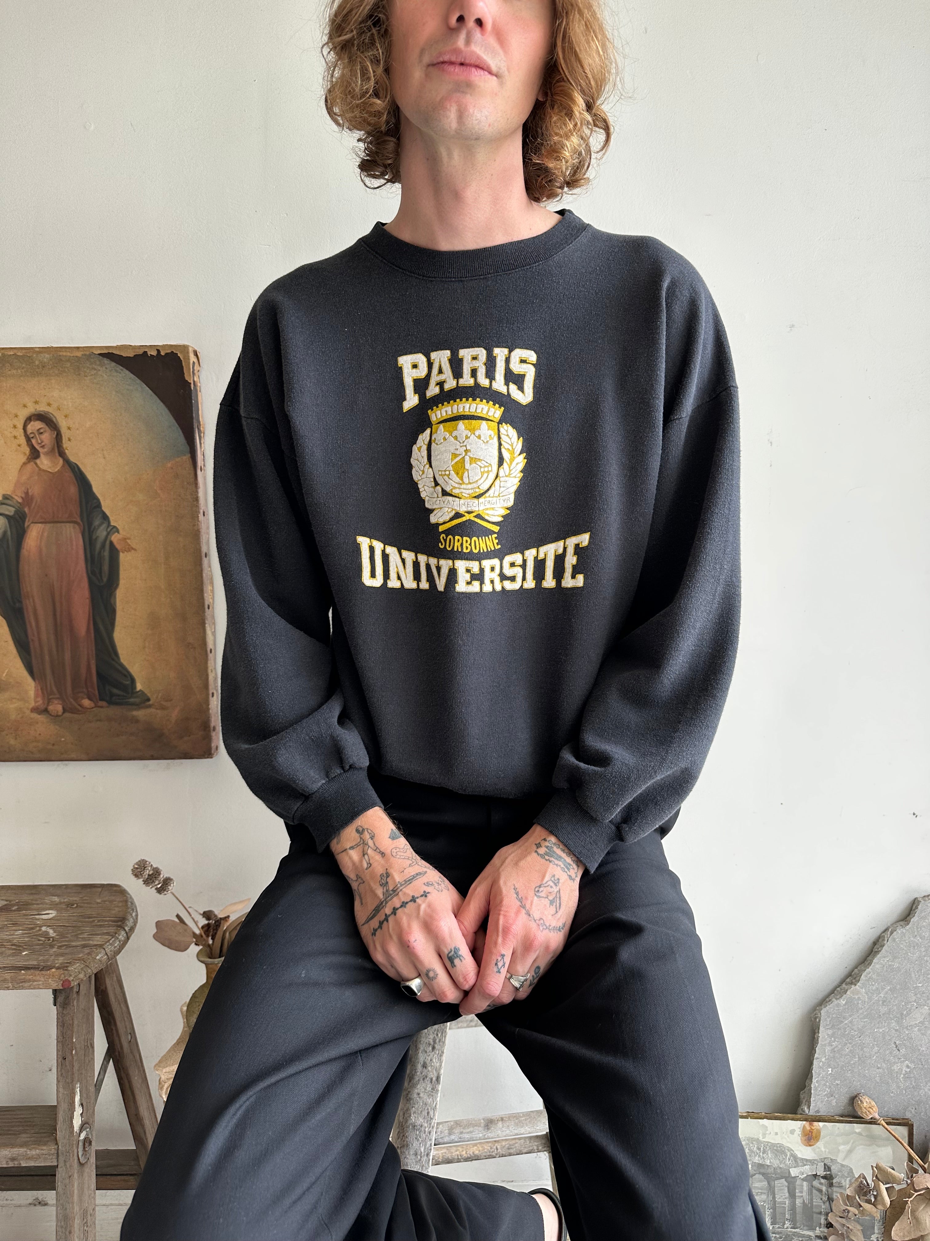 1980s Sorbonne Université Sweatshirt (Boxy S/M)