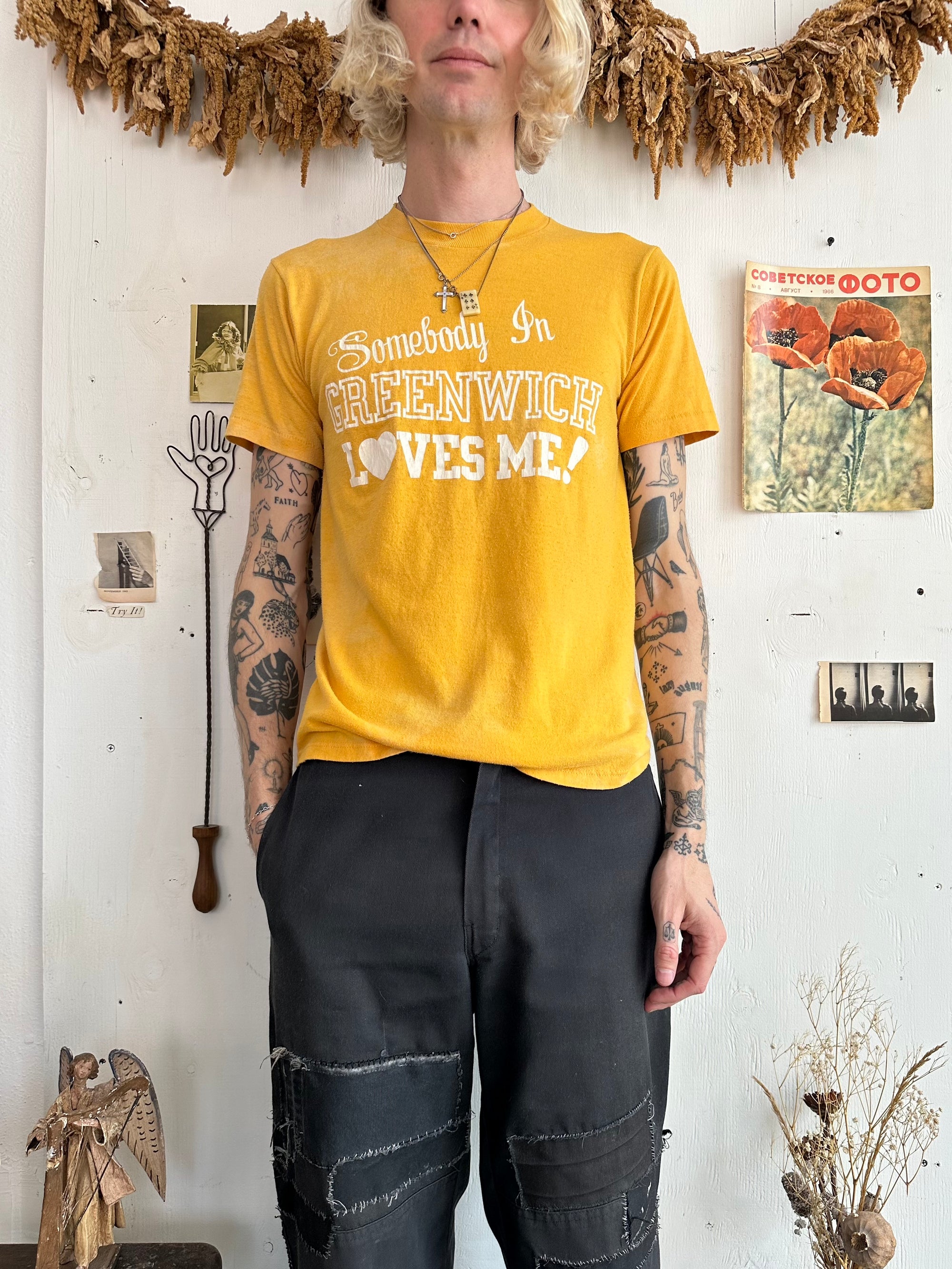 1980s Somebody in Greenwich Loves Me! Tee