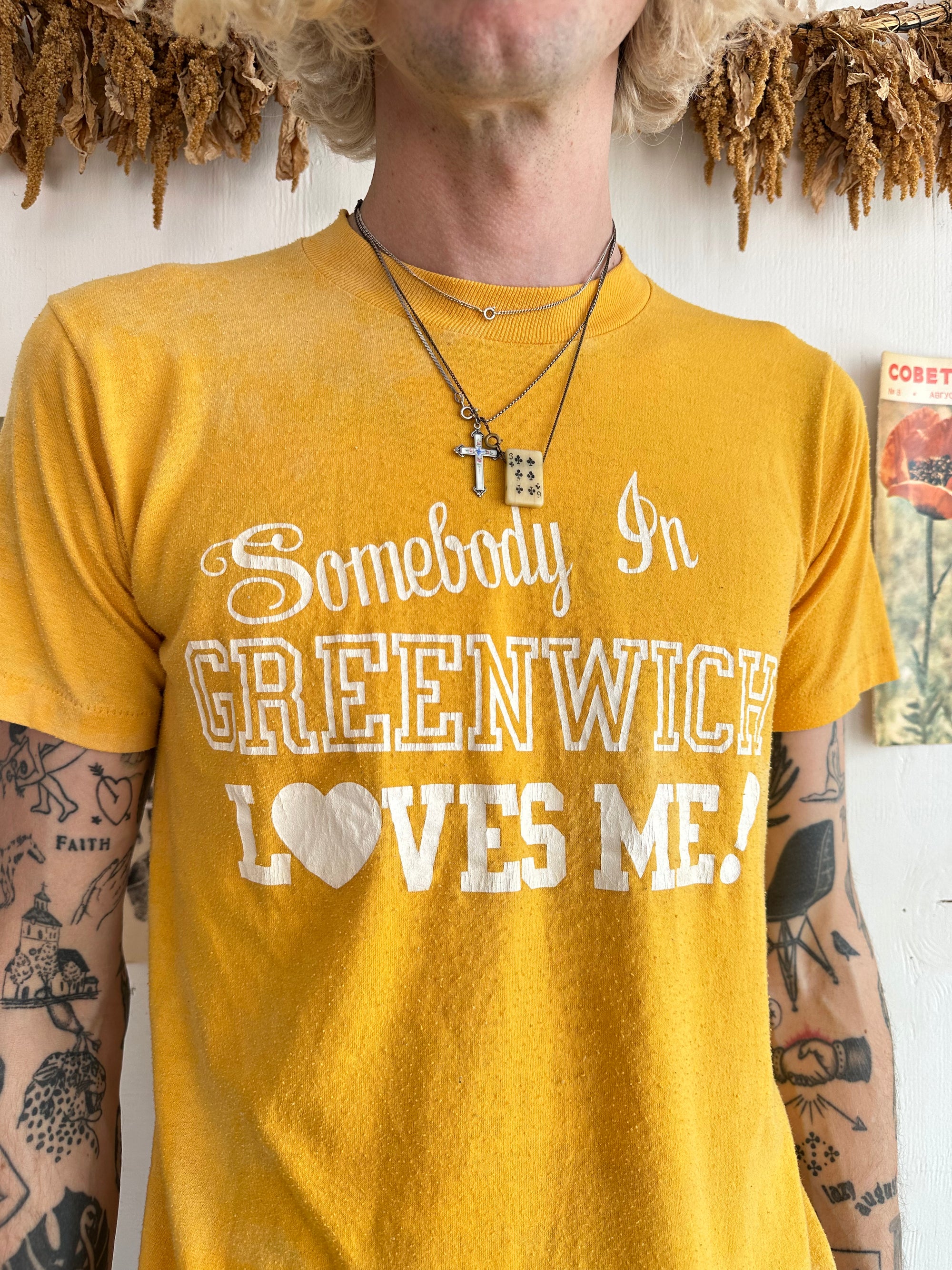 1980s Somebody in Greenwich Loves Me! Tee