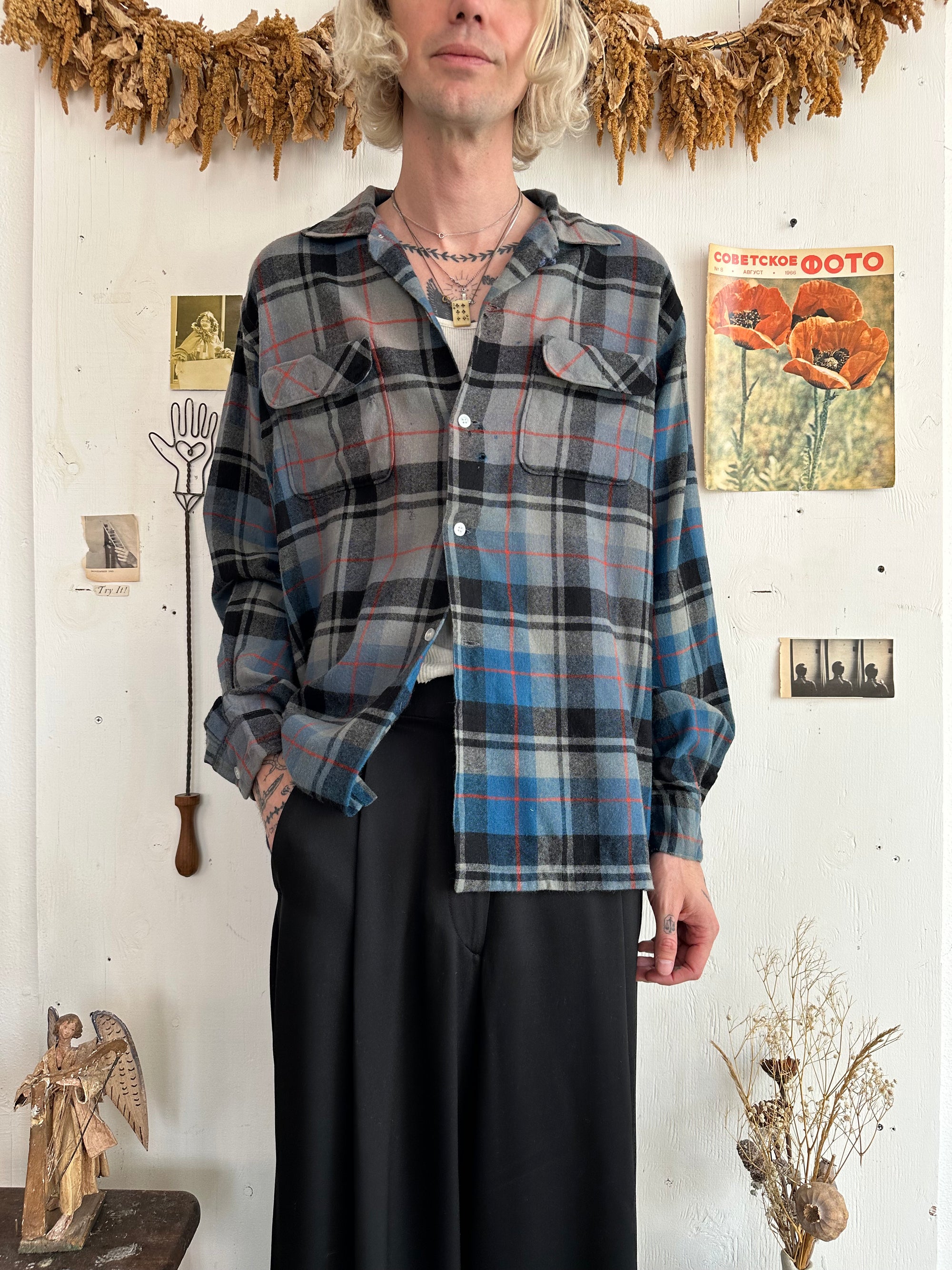 1960s Gauzey Flannel