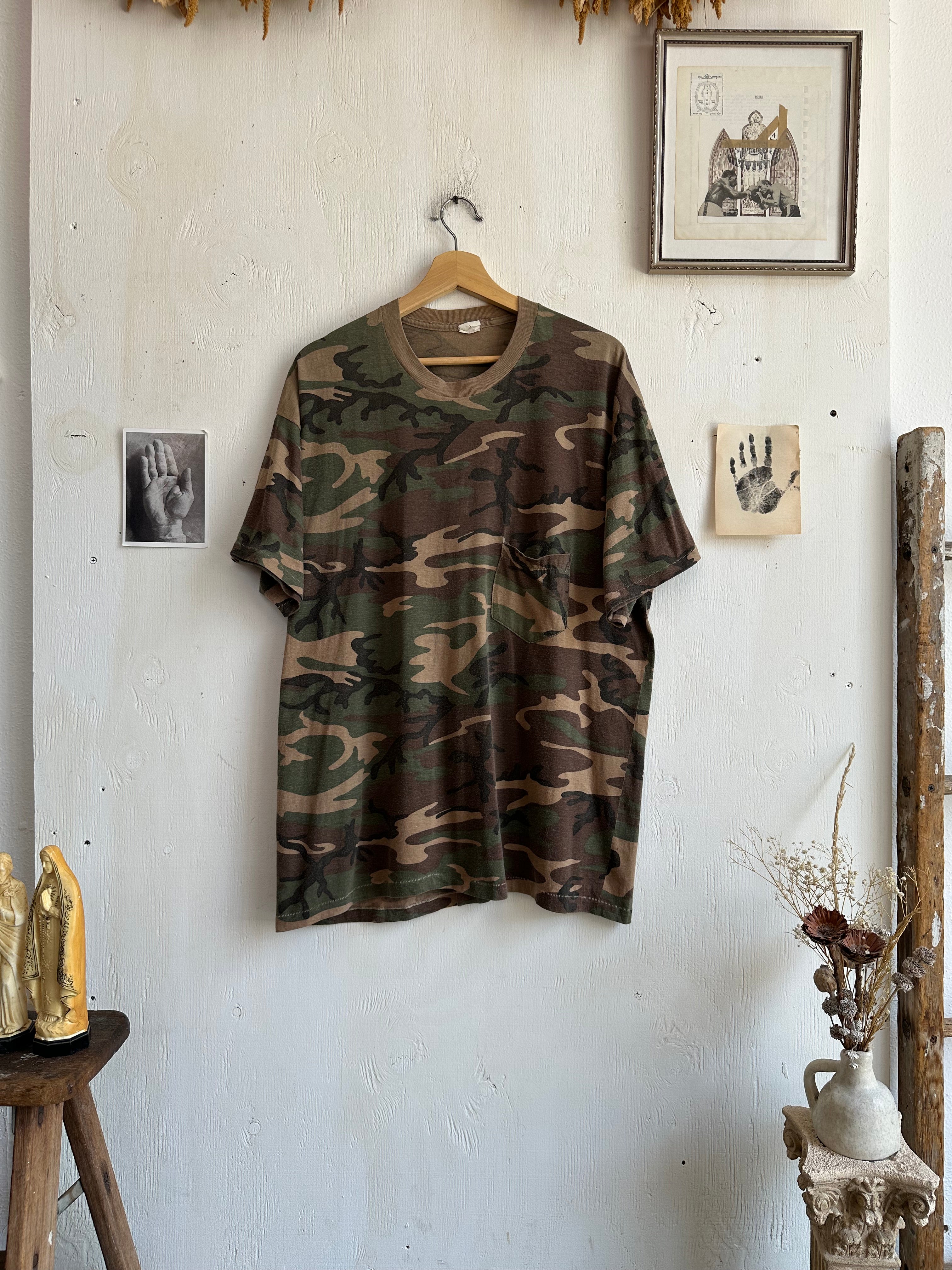 1980s Paper Thin Camo Tee (XL)