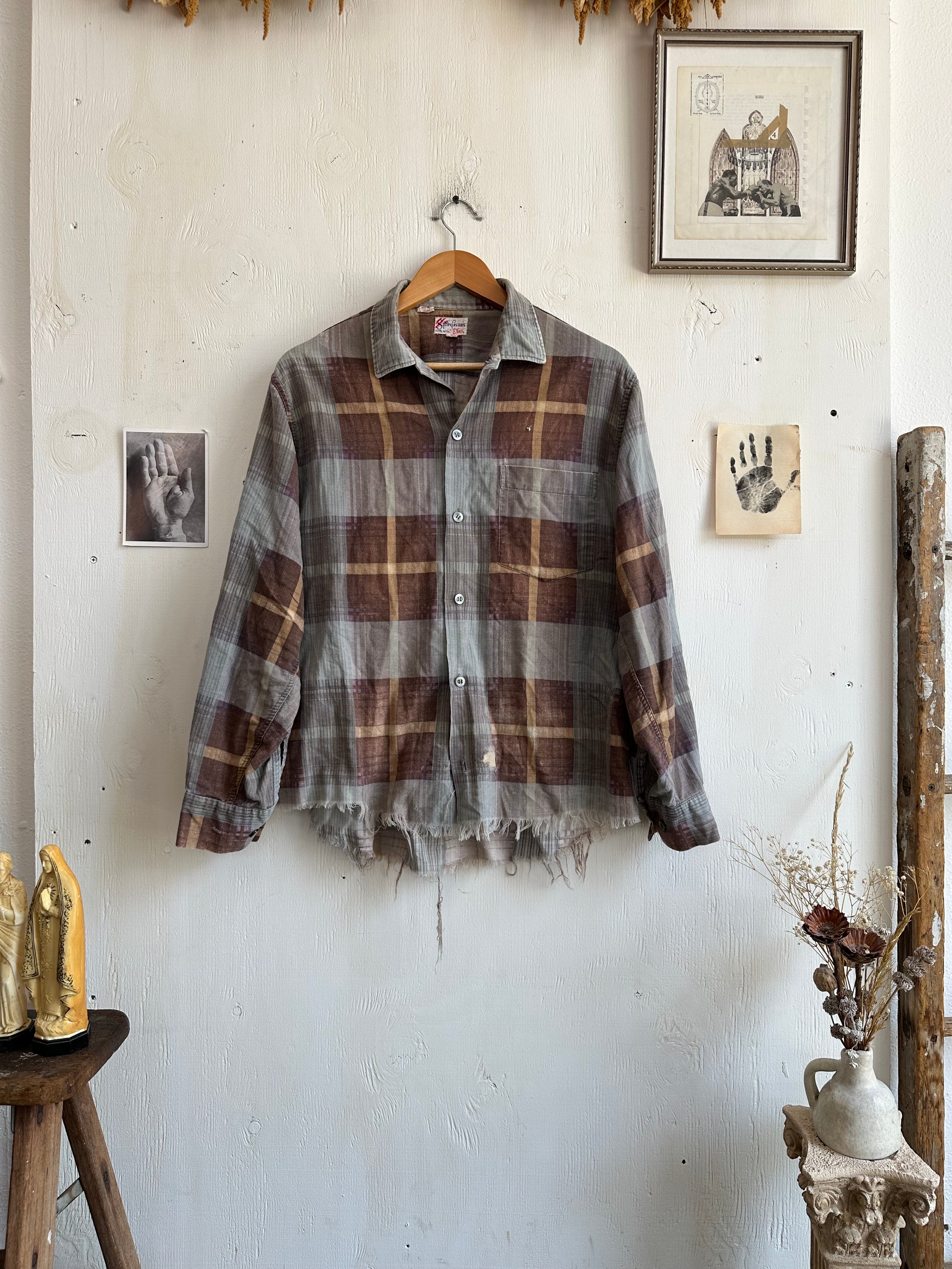 1950s Buttery Soft Cotton Flannel (Boxy M)