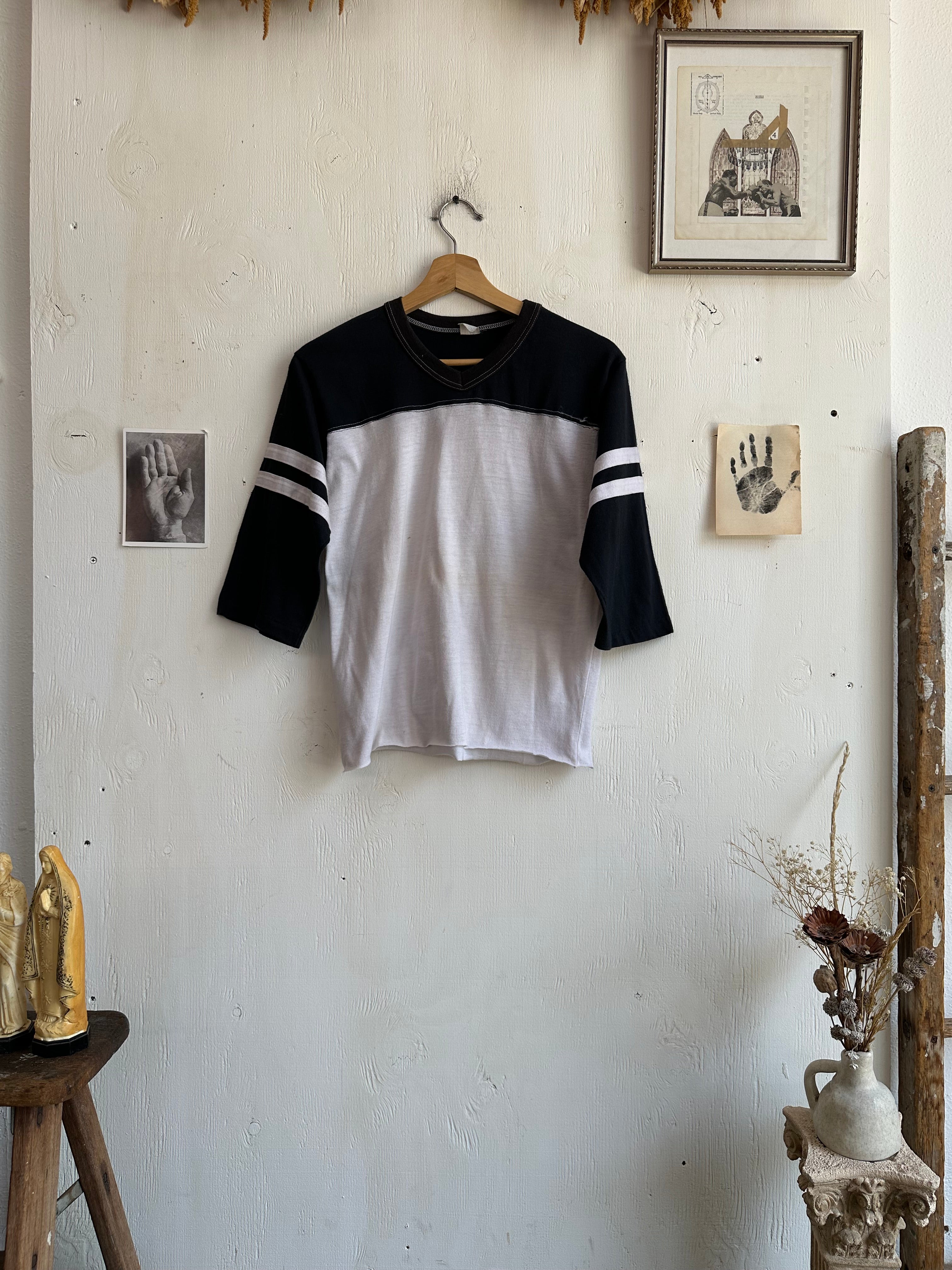 1980s Faded Black Jersey Tee (S)