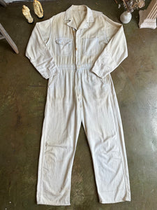 1950s Thrashed Cotton Jumpsuit (M)
