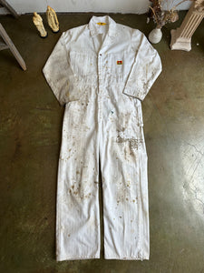 1980s Ben Davis Thrashed Chainstitched Jumpsuit (M)
