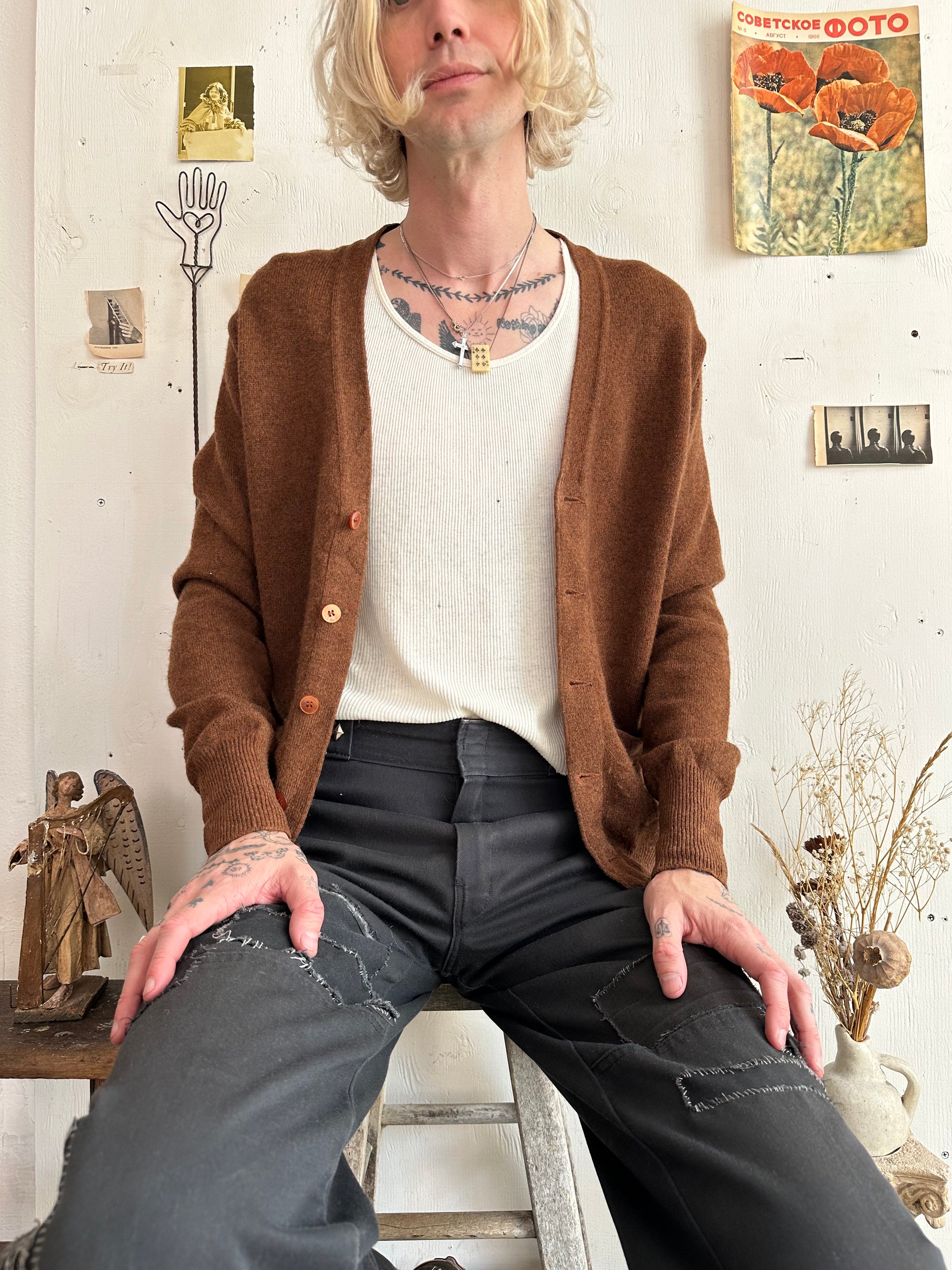 1960s Lambswool Cardigan