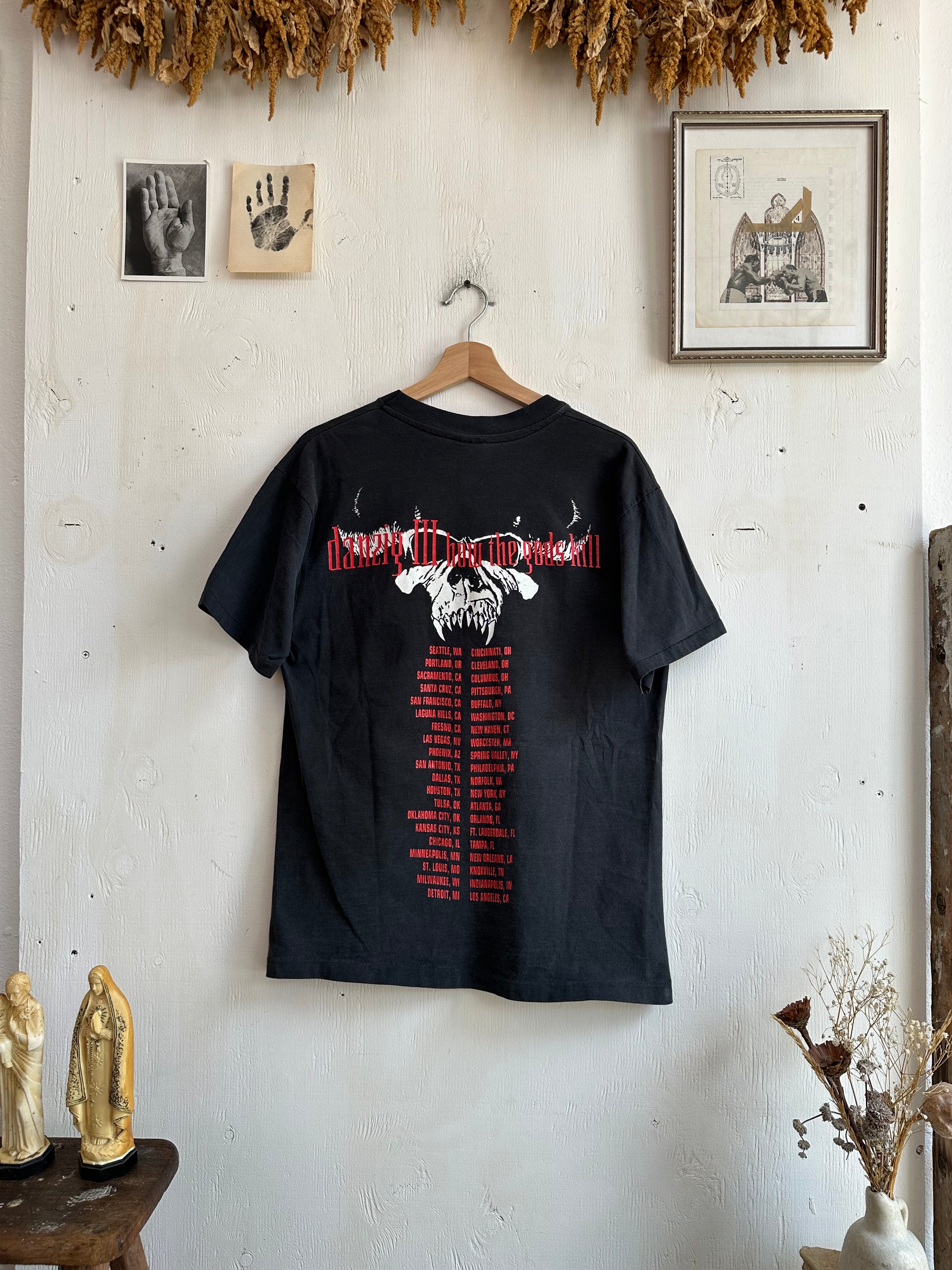1992 Danzig 'How The Gods Kill'  T-Shirt (L)